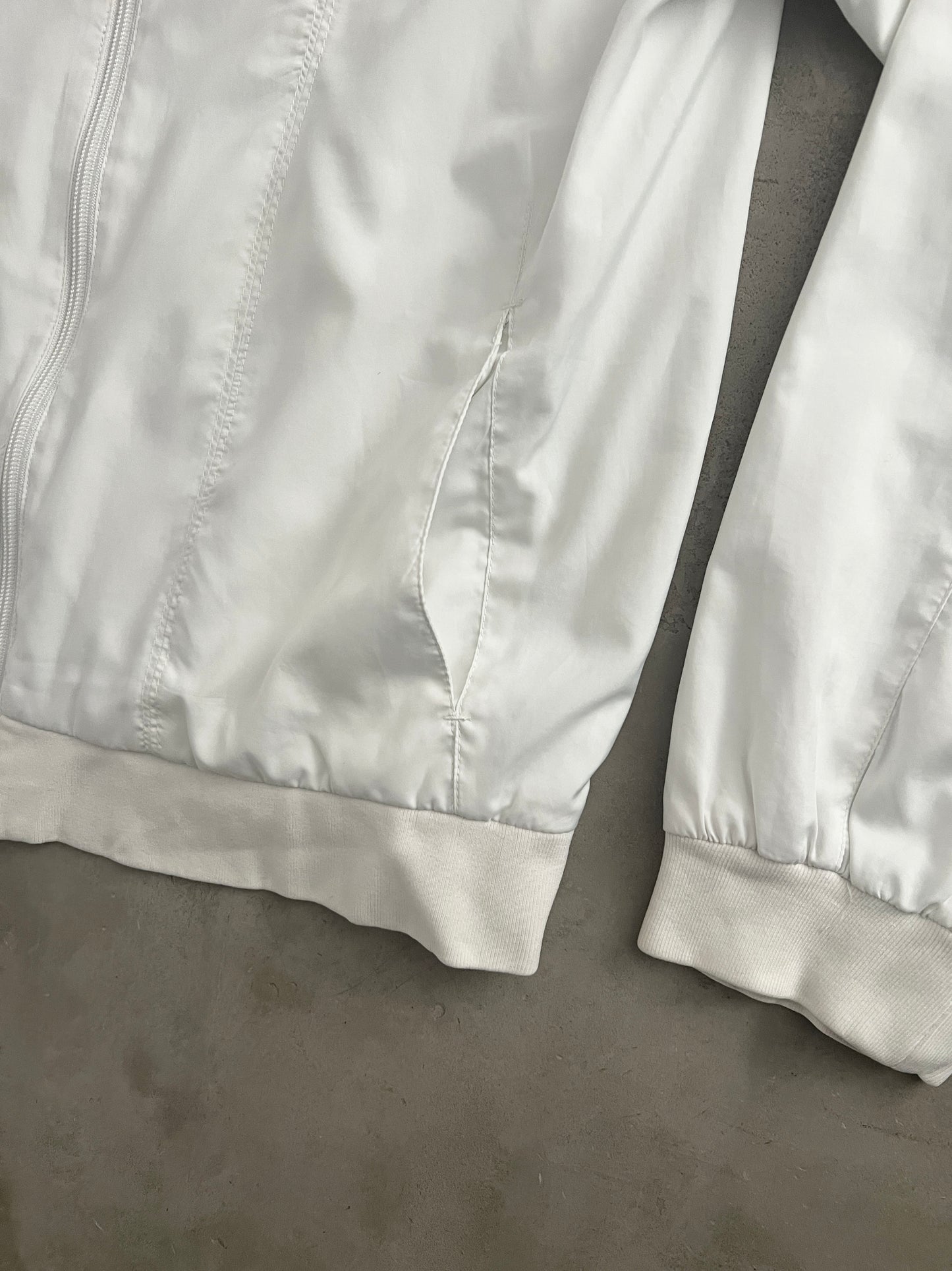 WHITE PSG NIKE TRACK JACKET - 2000S - M