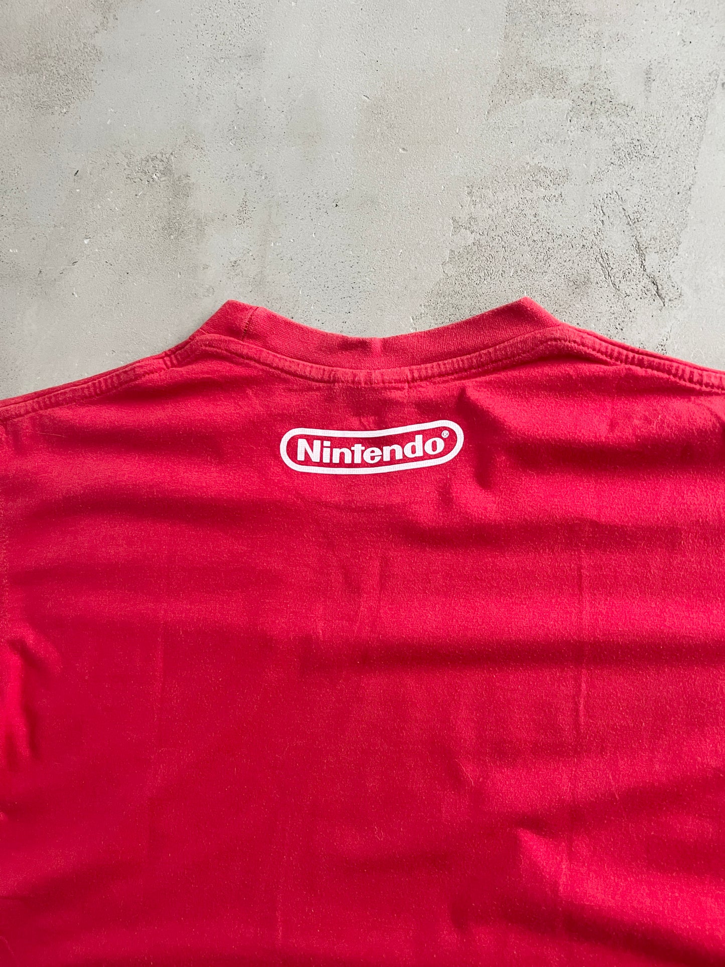 RED NINTENDO TEE - 2000S - M