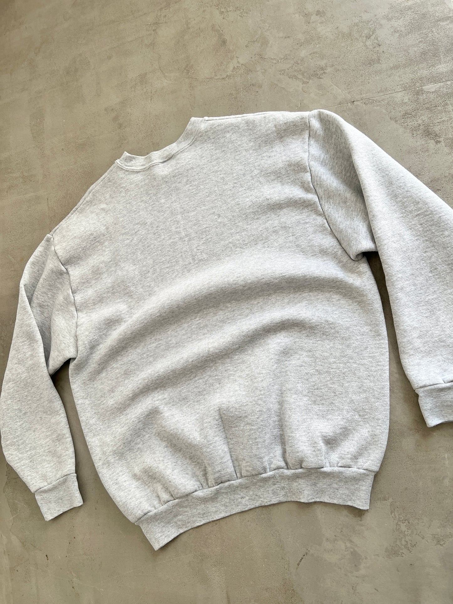 GREY AIR FORCE SWEATER - 1990S - L