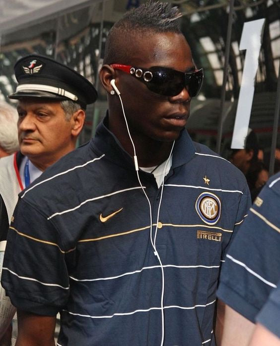 NAVY INTER MILAN NIKE POLO - 2000S - M/S