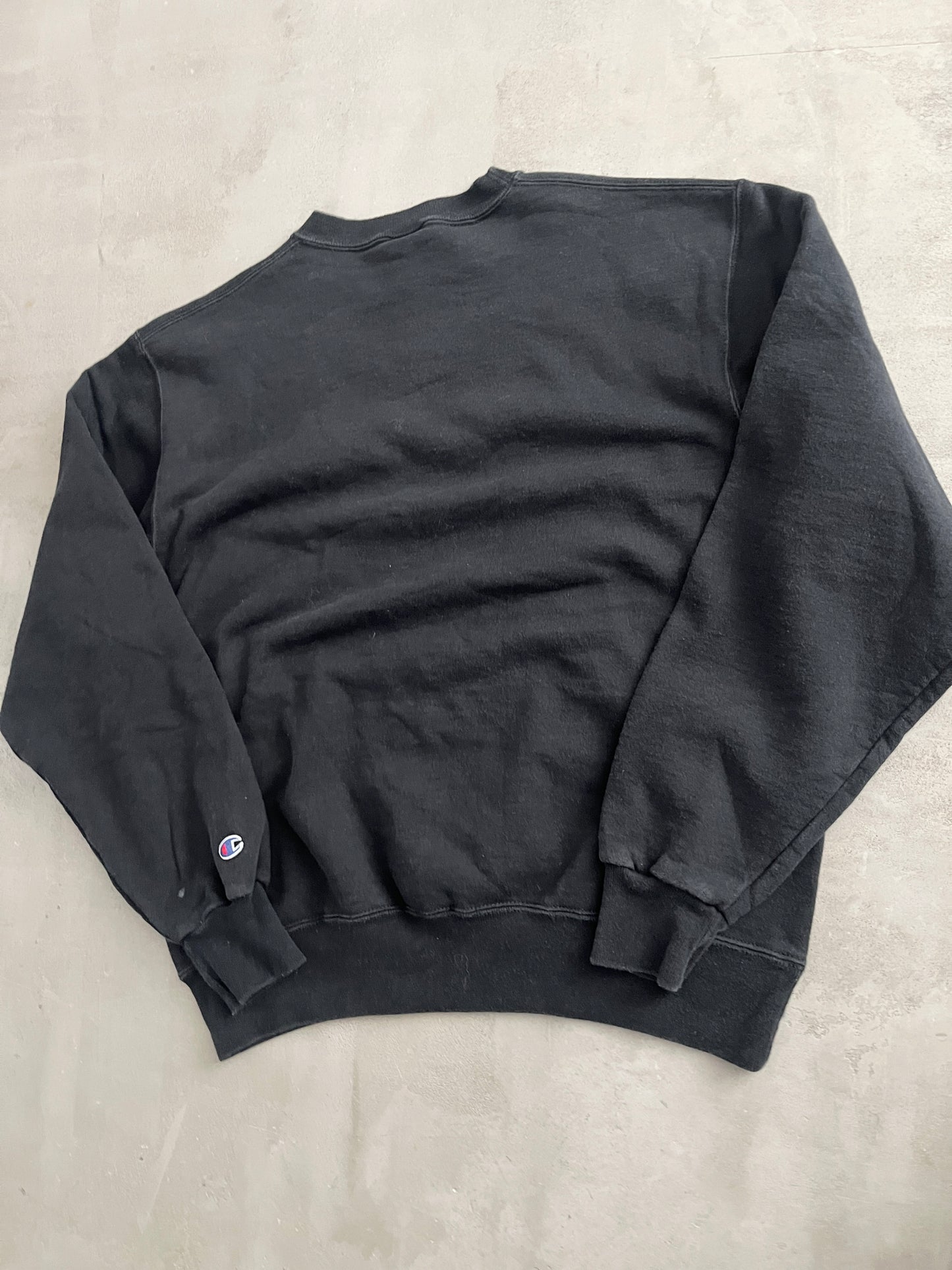 BLACK CHAMPION SWEATER - 2000S - M