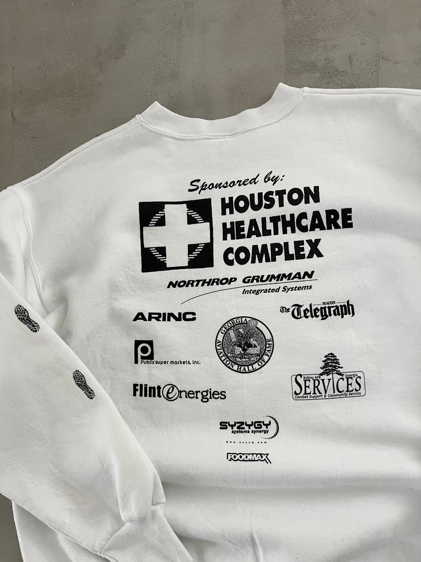 WHITE USA MARATHON SWEATER - 2002 - M/S