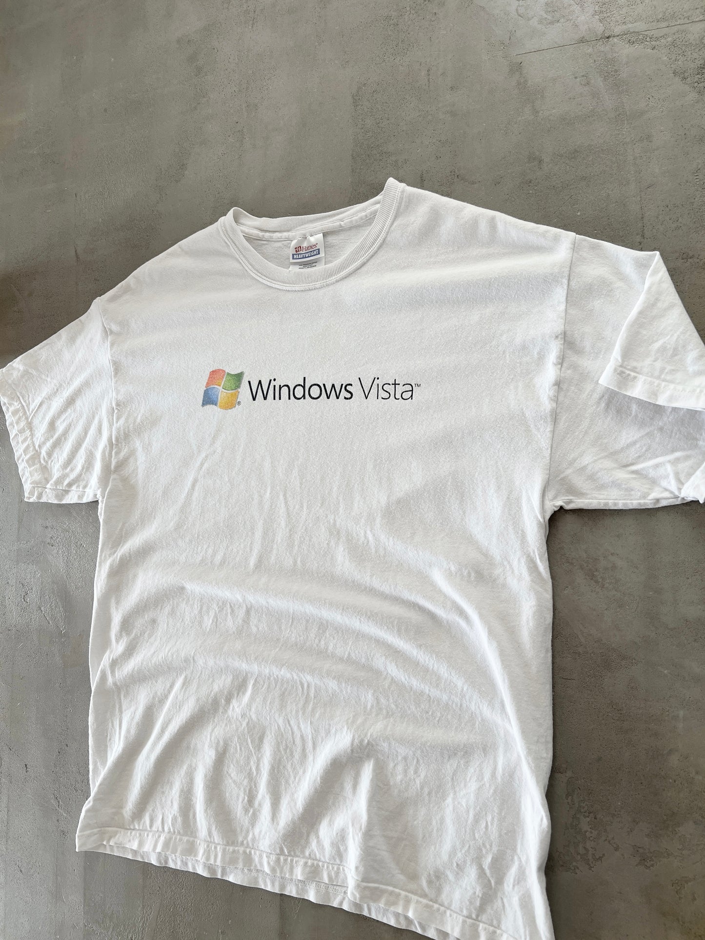 WHITE WINDOWS VISTA TEE - 2006 - L