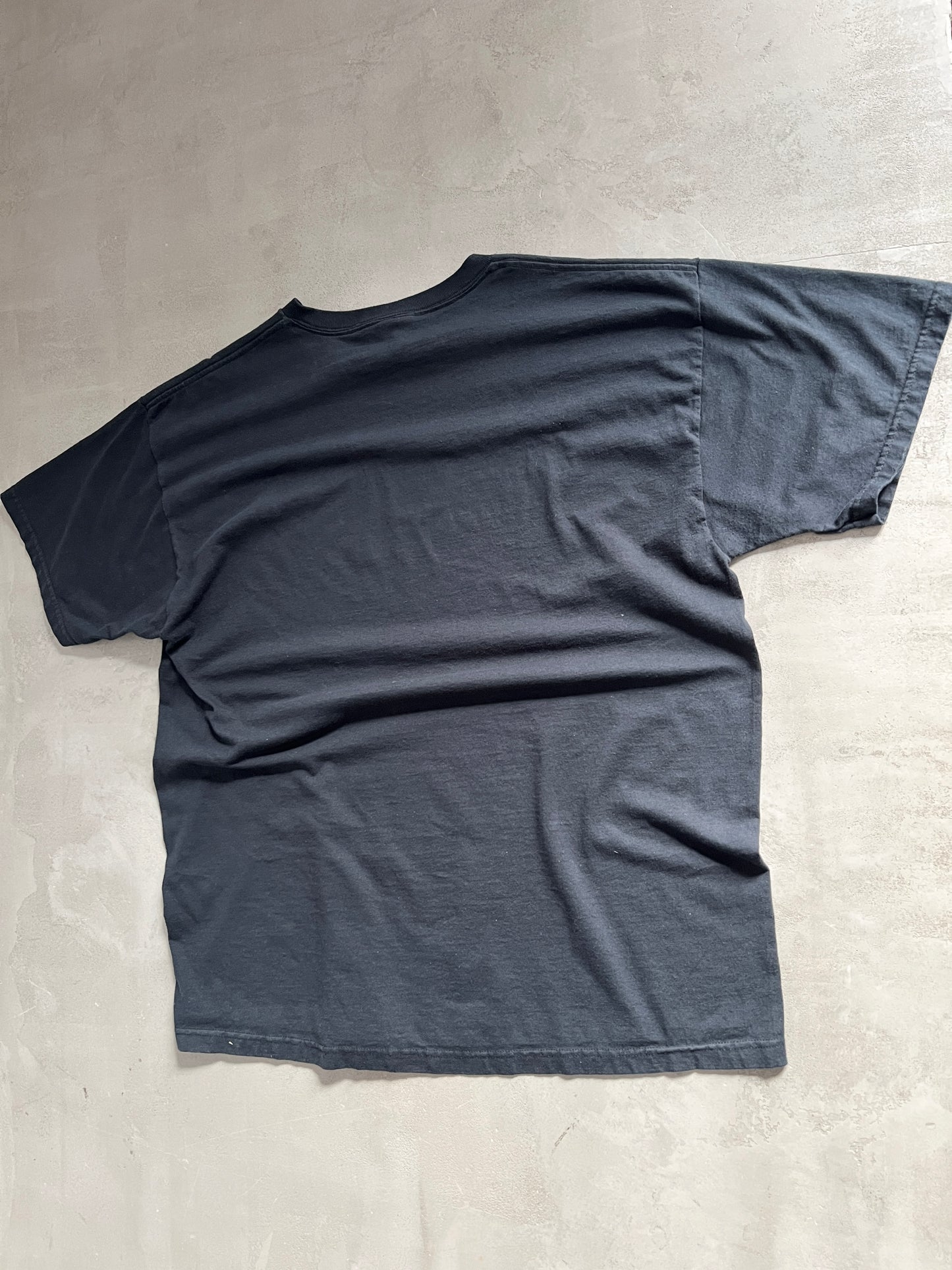 BLACK APPLE TEE - 2000S - XL