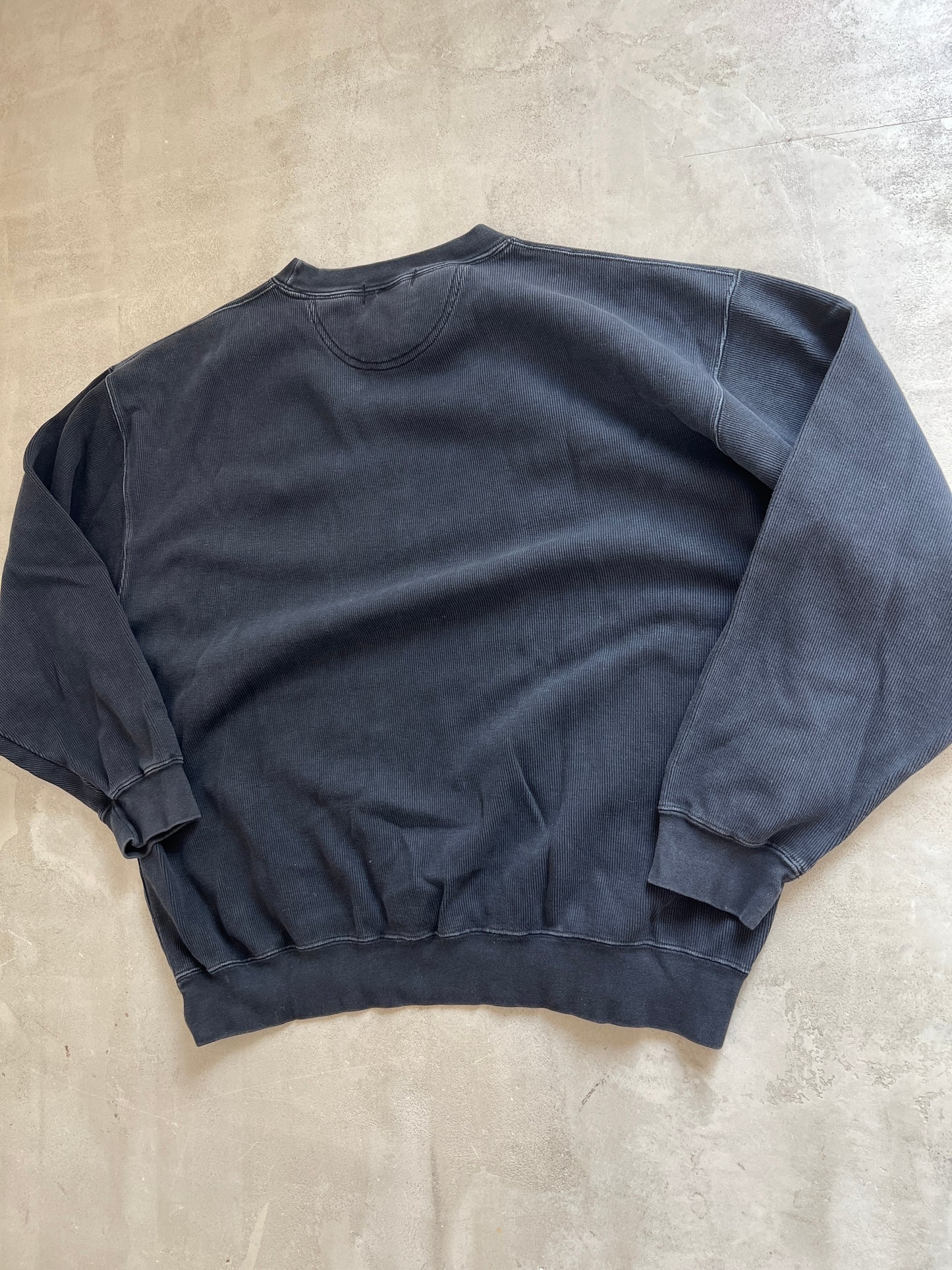BLACK PORSCHE SWEATER - 1990S - M/L