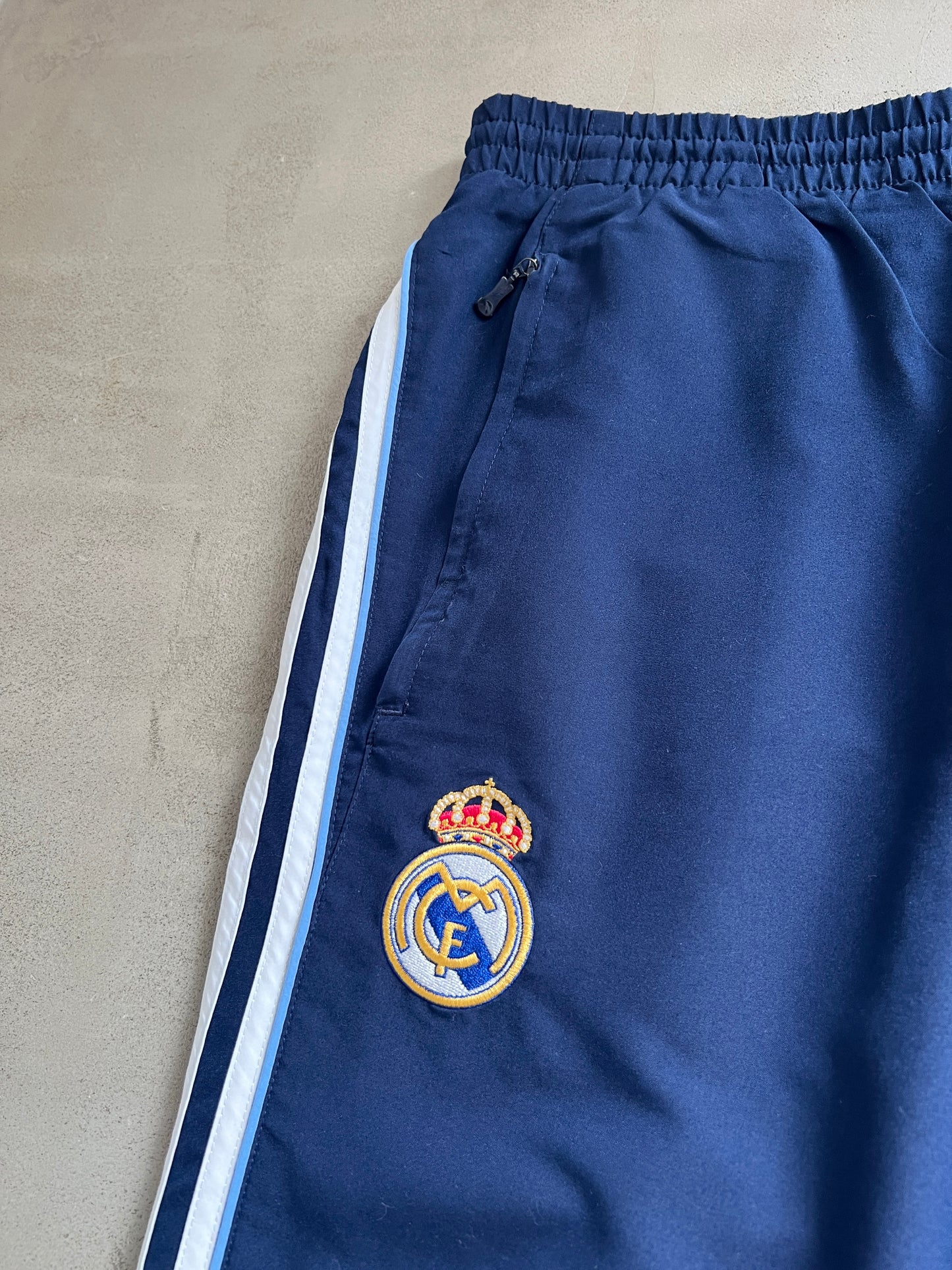 NAVY REAL MADRID TRACK PANTS - L