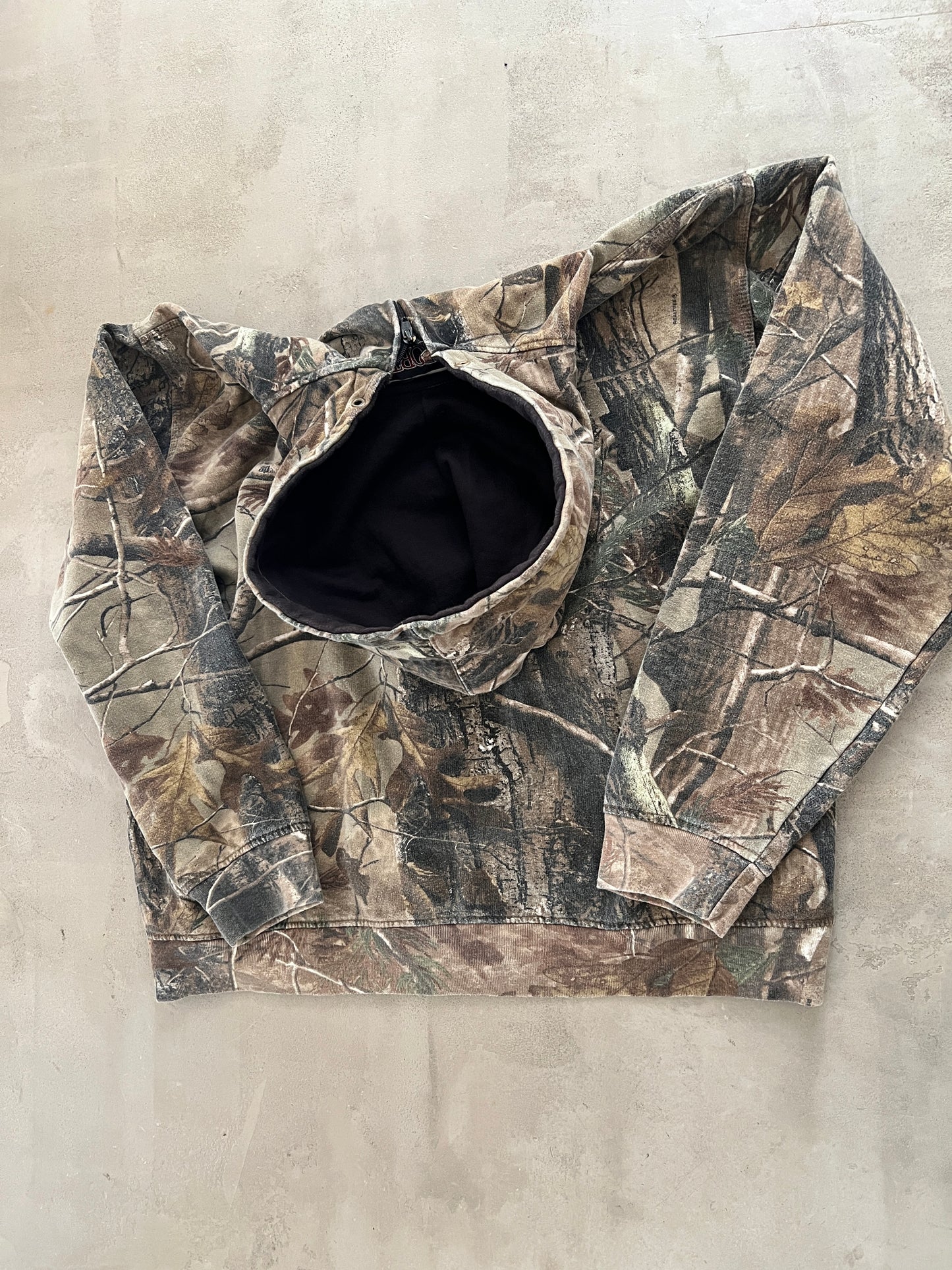 CAMO REALTREE ZIP UP HOODIE - 1990S - L