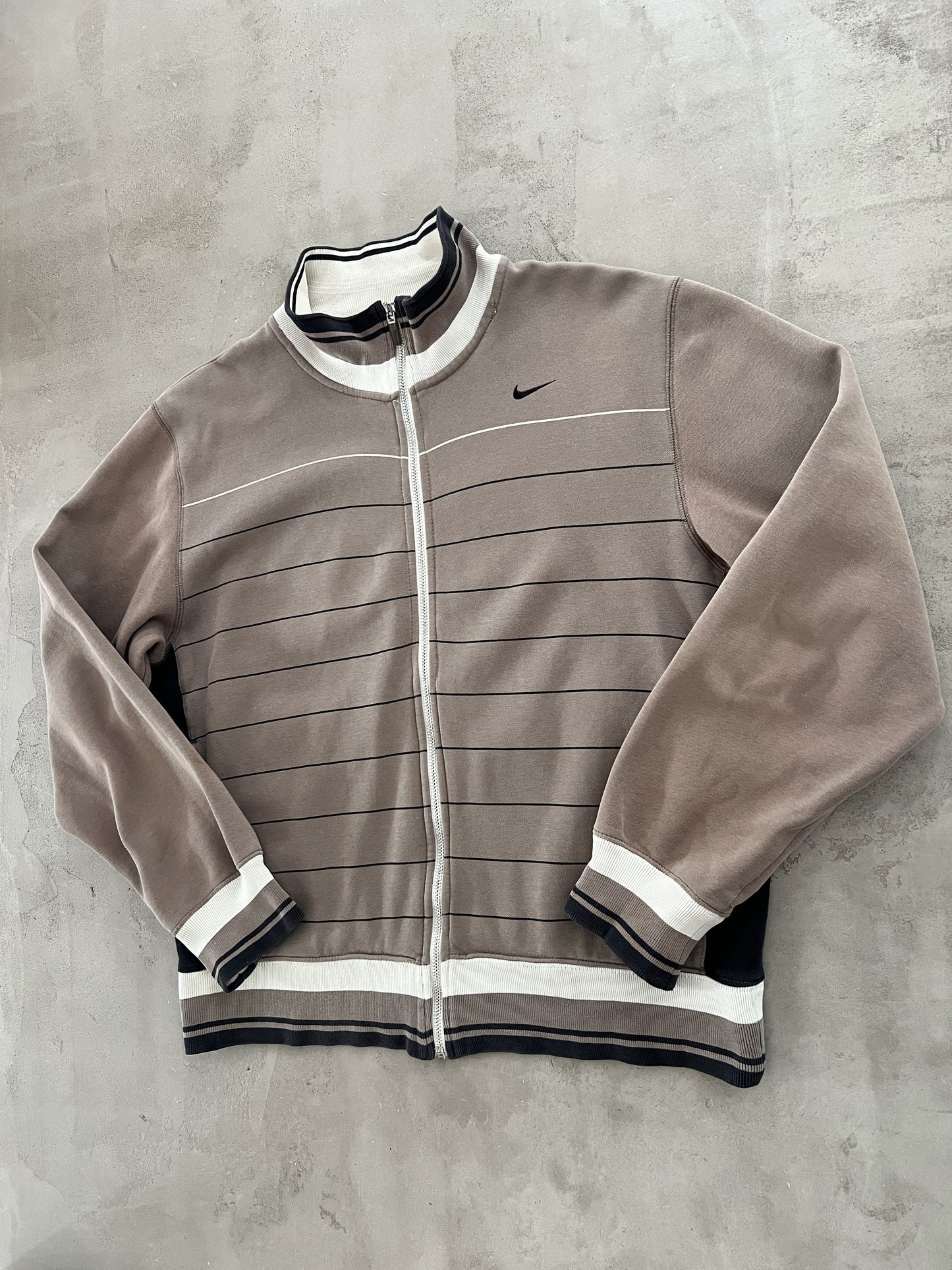 MOCHA NIKE TRACK JACKET - 2000S - M