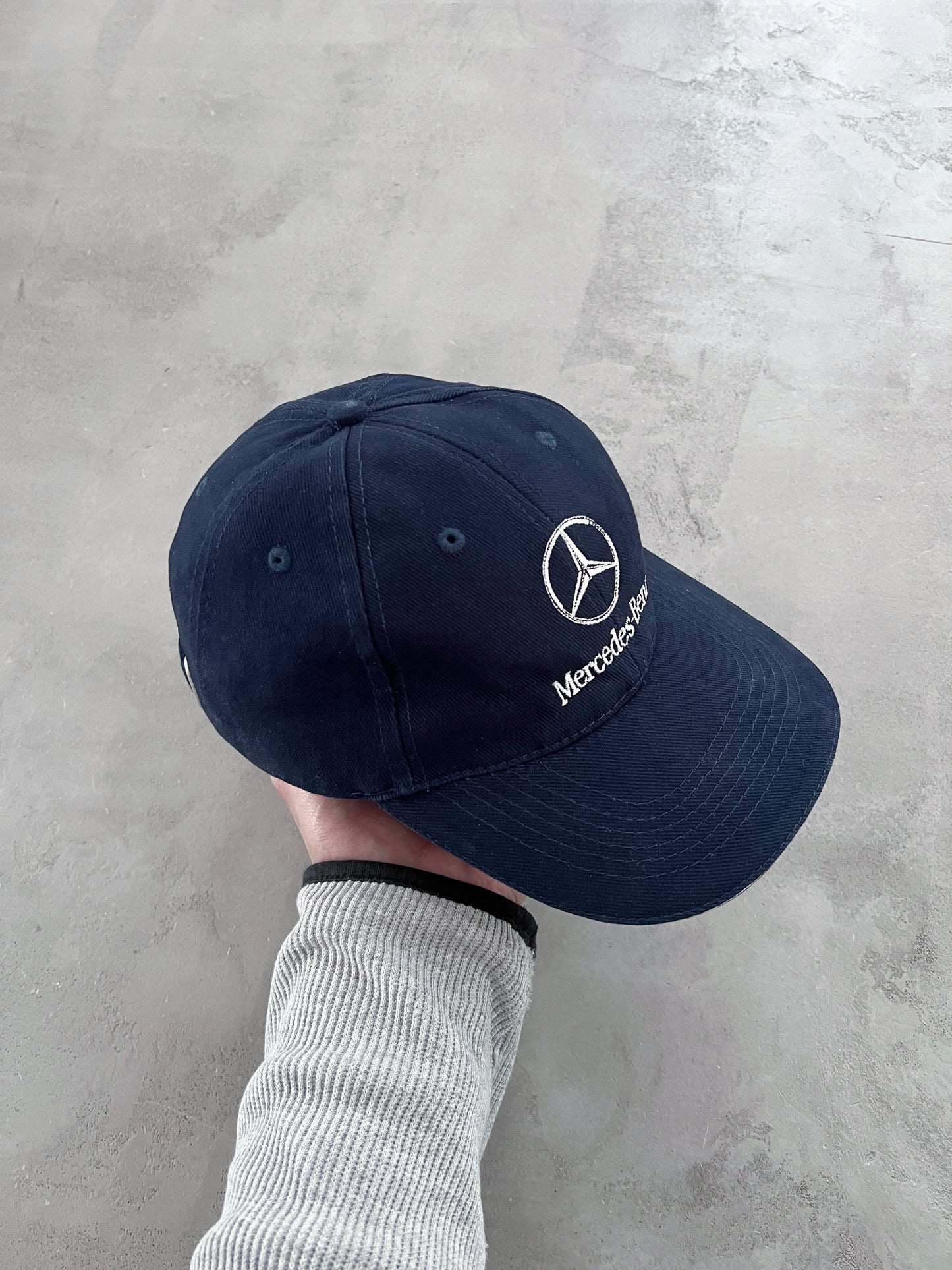 NAVY MERCEDES BENZ CAP - 2000S