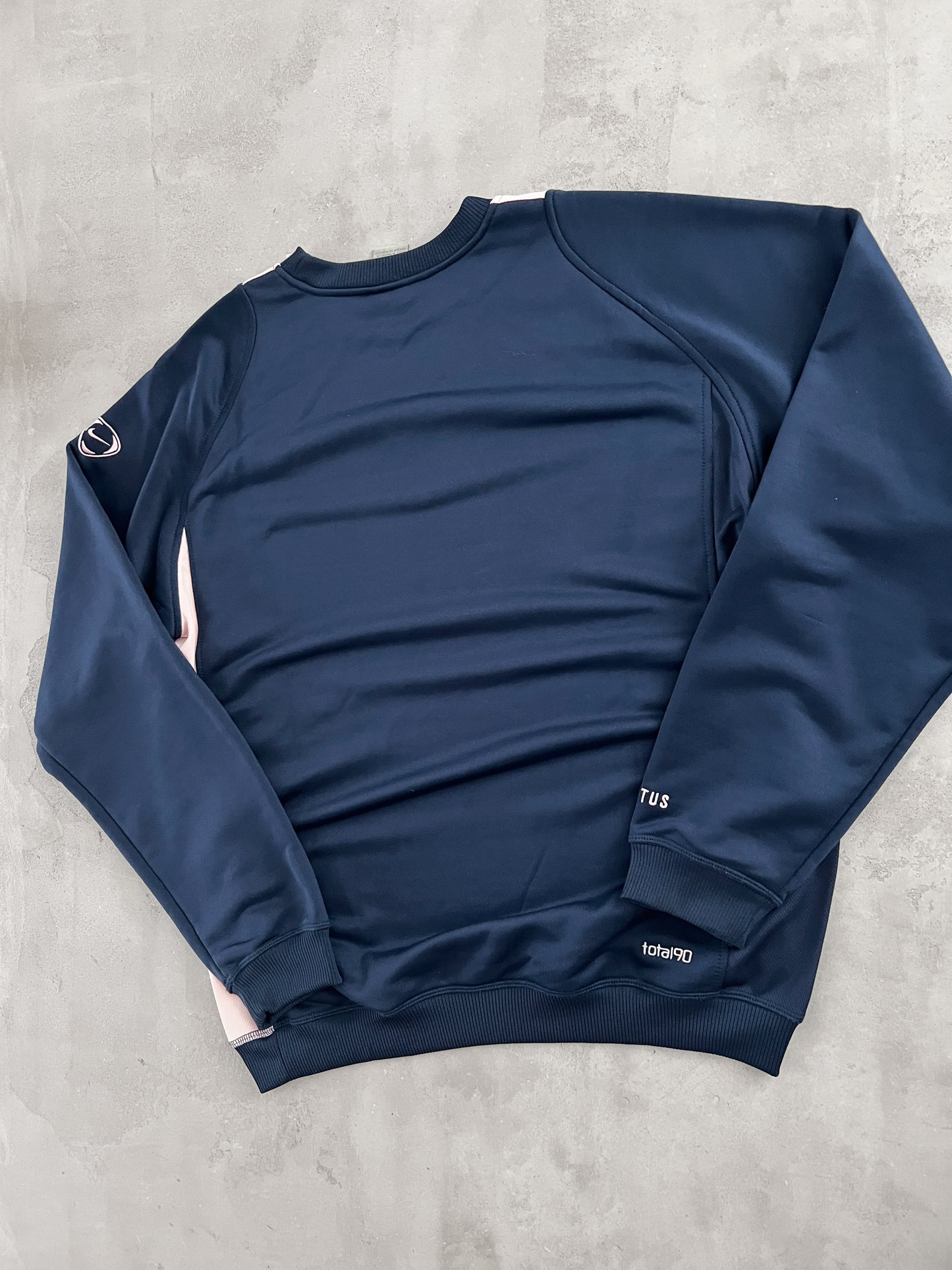 NAVY/PINK JUVENTUS NIKE SWEATER - 2000S - L/XL