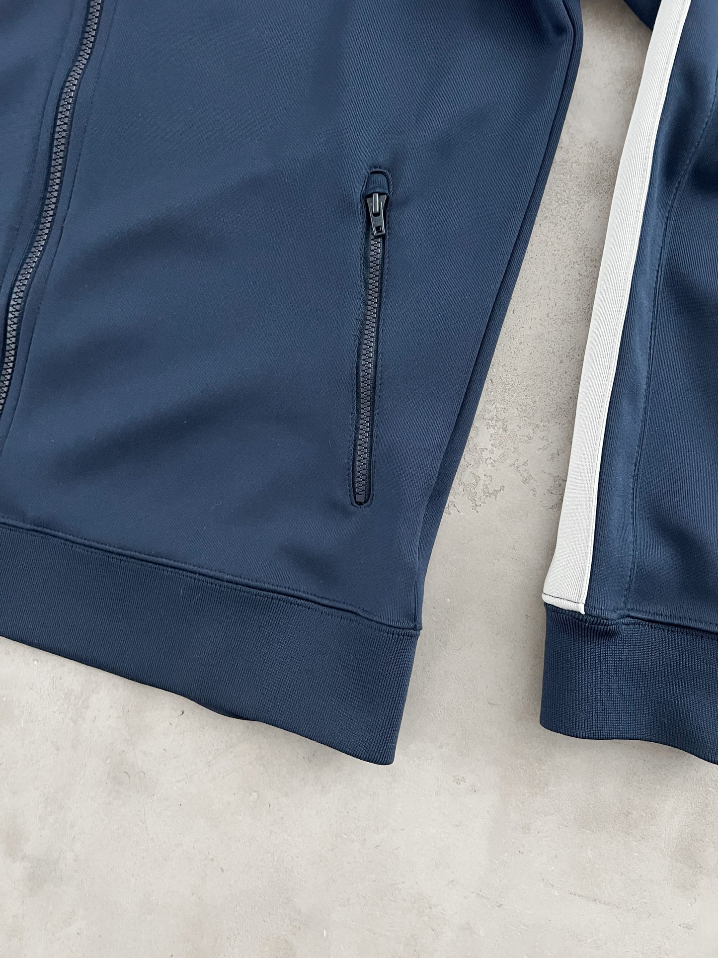 NAVY MANCHESTER CITY NIKE JACKET - 2000S - M