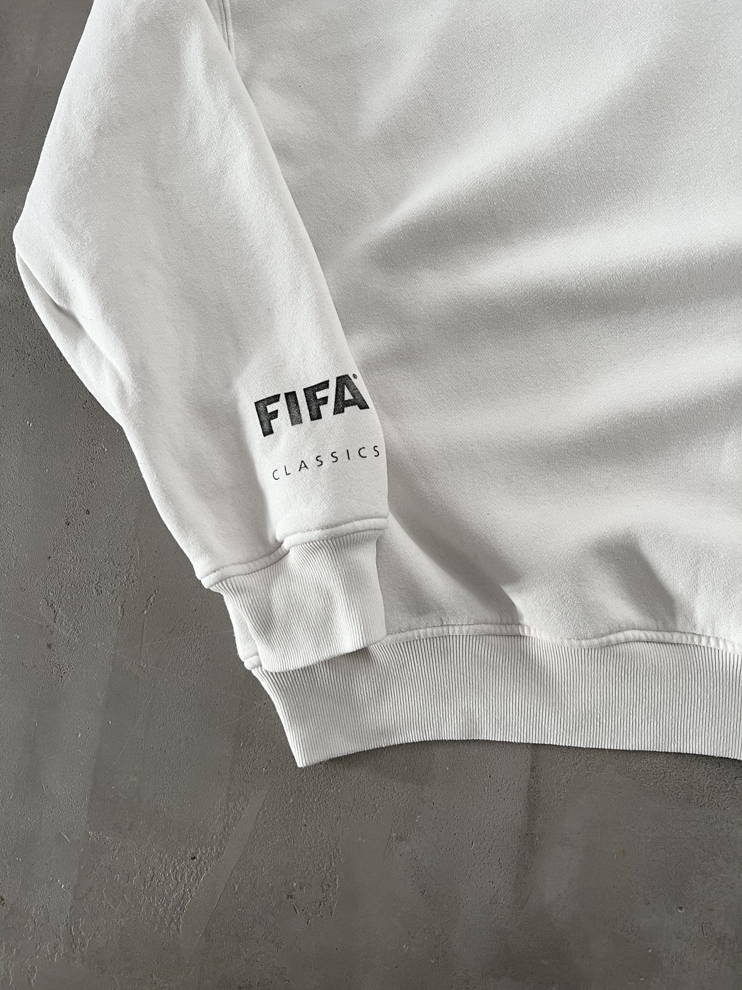 WHITE FRANCE WORLD CUP SWEATER - 2000S - M/L