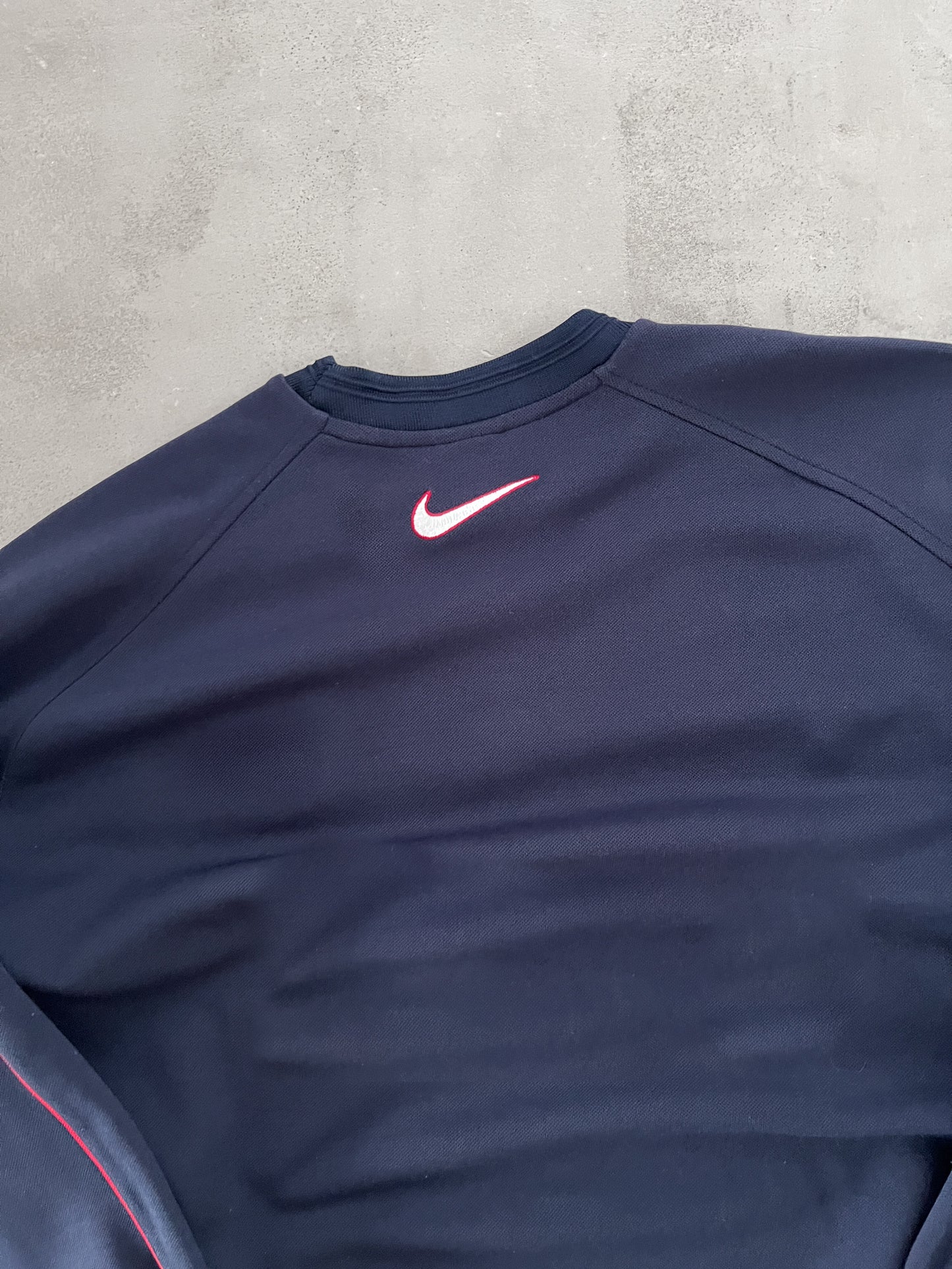NAVY PSG NIKE SWEATER - 2000S - L