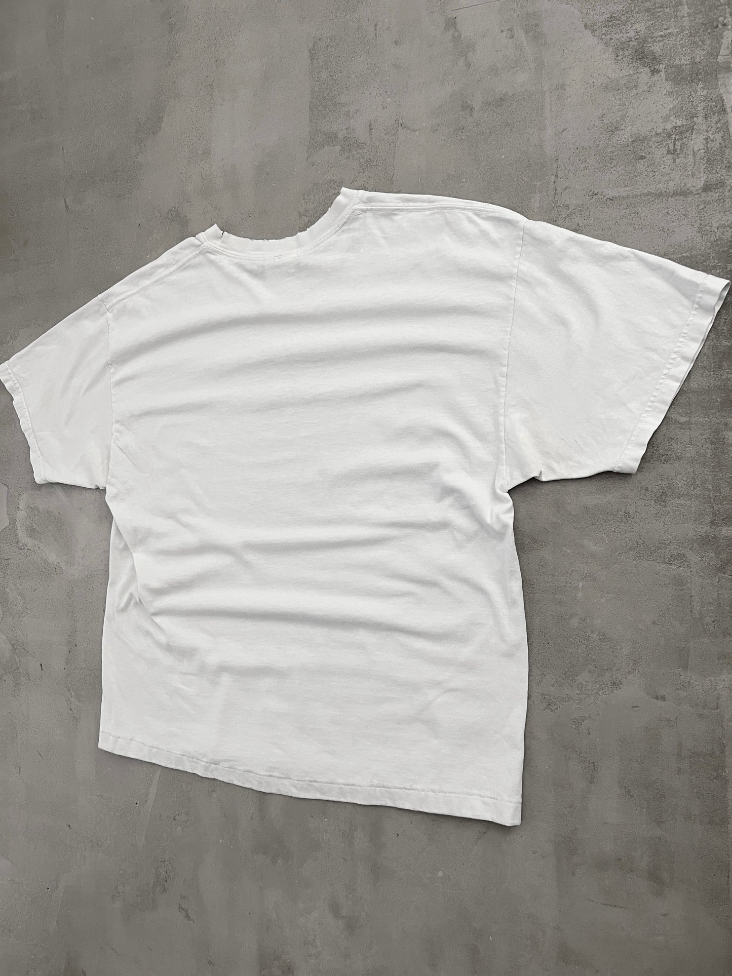 WHITE BMW BRAIN TEE - 1990S - L
