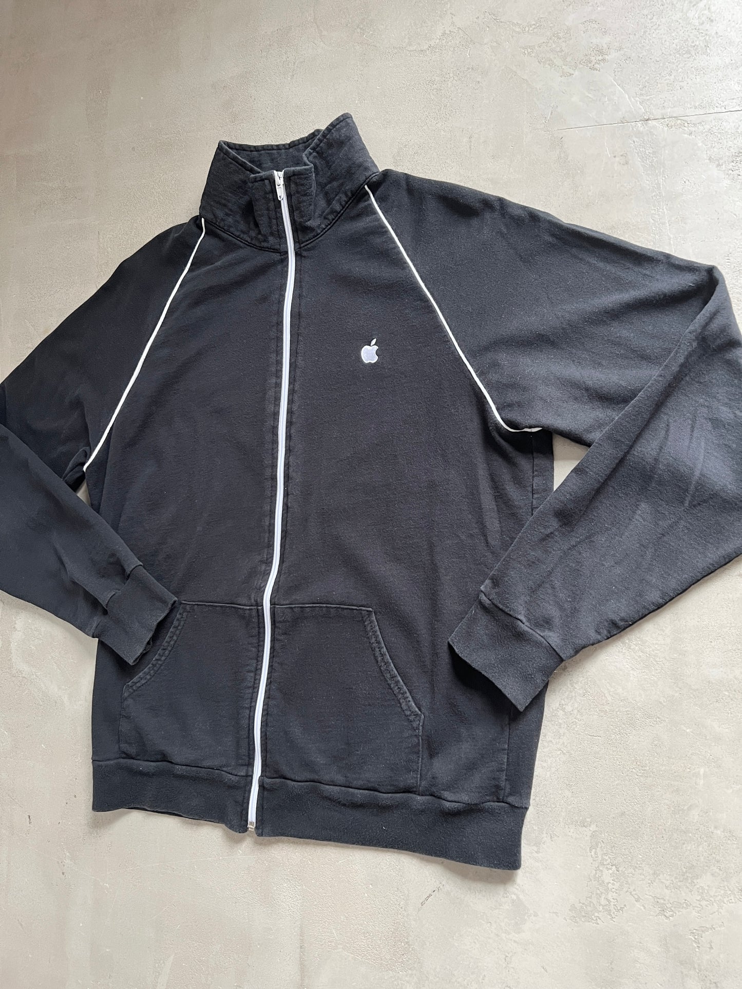 BLACK APPLE JACKET - 2000S - L/M