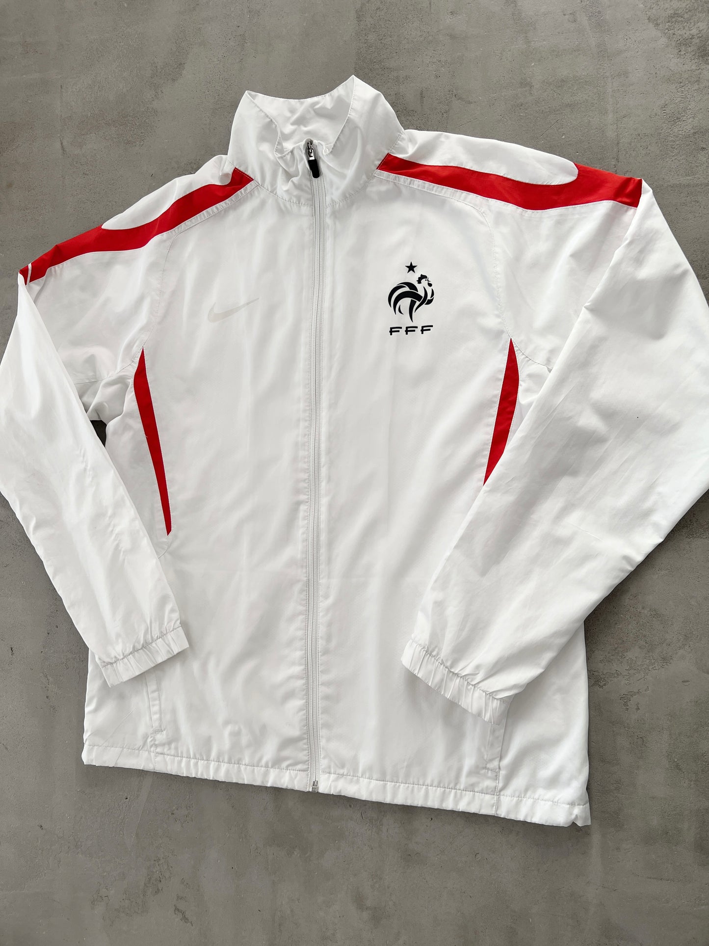 WHITE FRANCE NIKE JACKET - 2000S - M/L