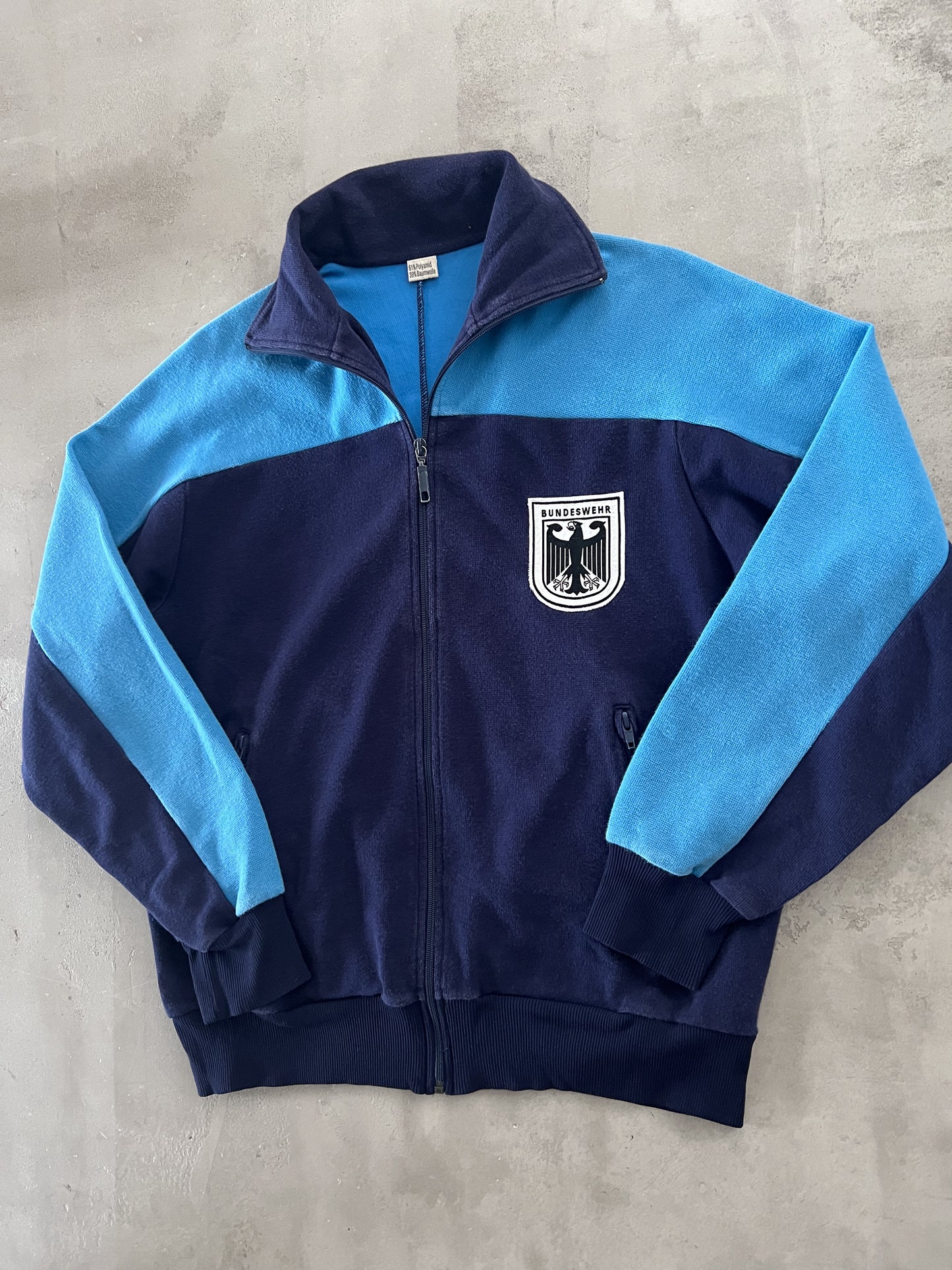 BLUE BUNDESWEHR GERMANY JACKET - 1990S - M