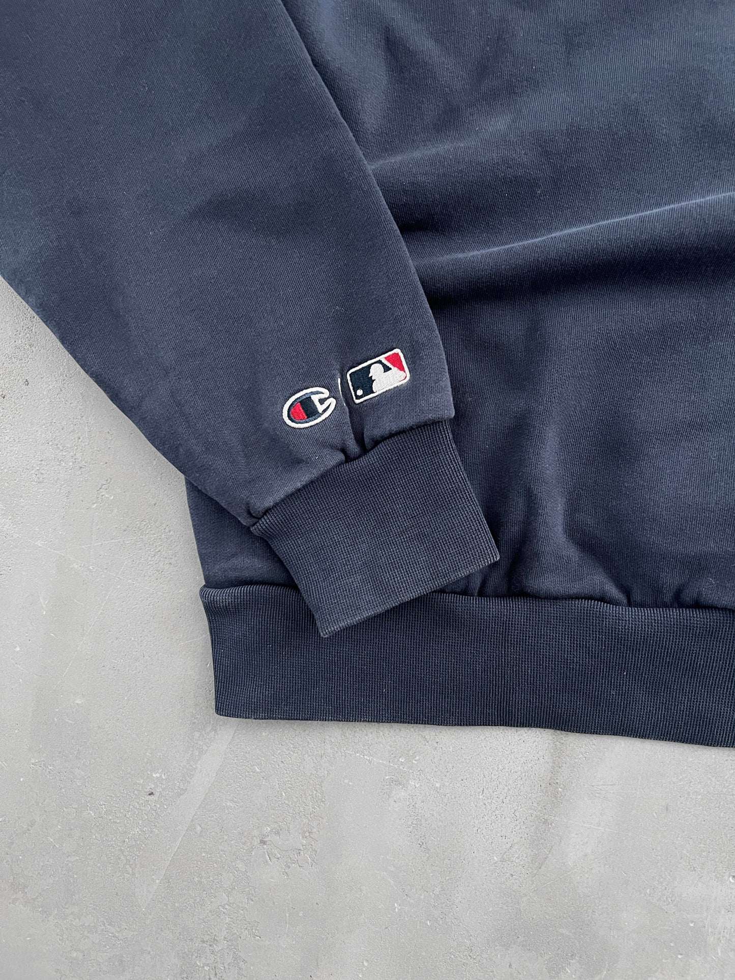 NAVY YANKEES LONGSLEEVE - 2000S - L