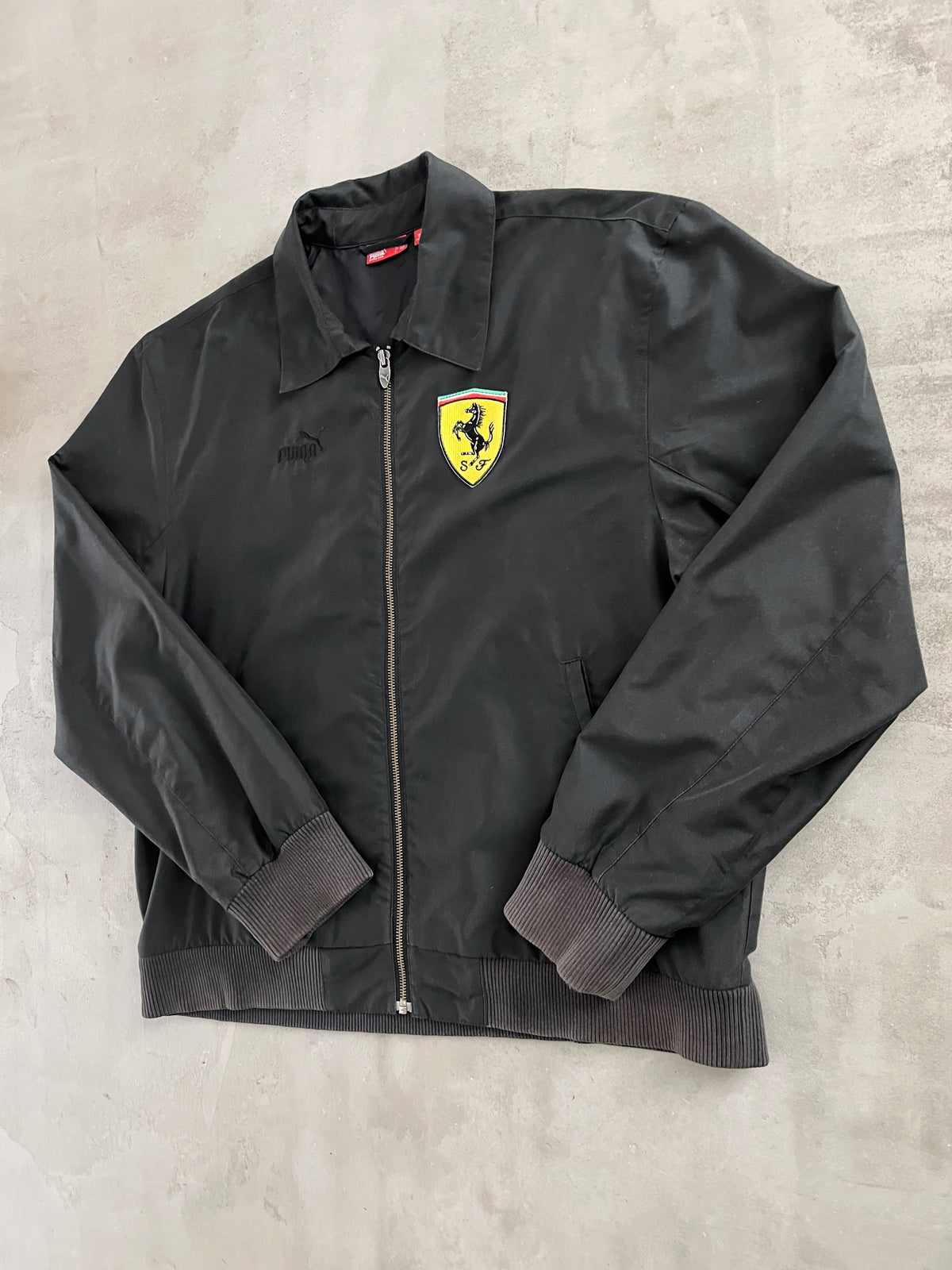 BLACK FERRARI JACKET - 2000S - L