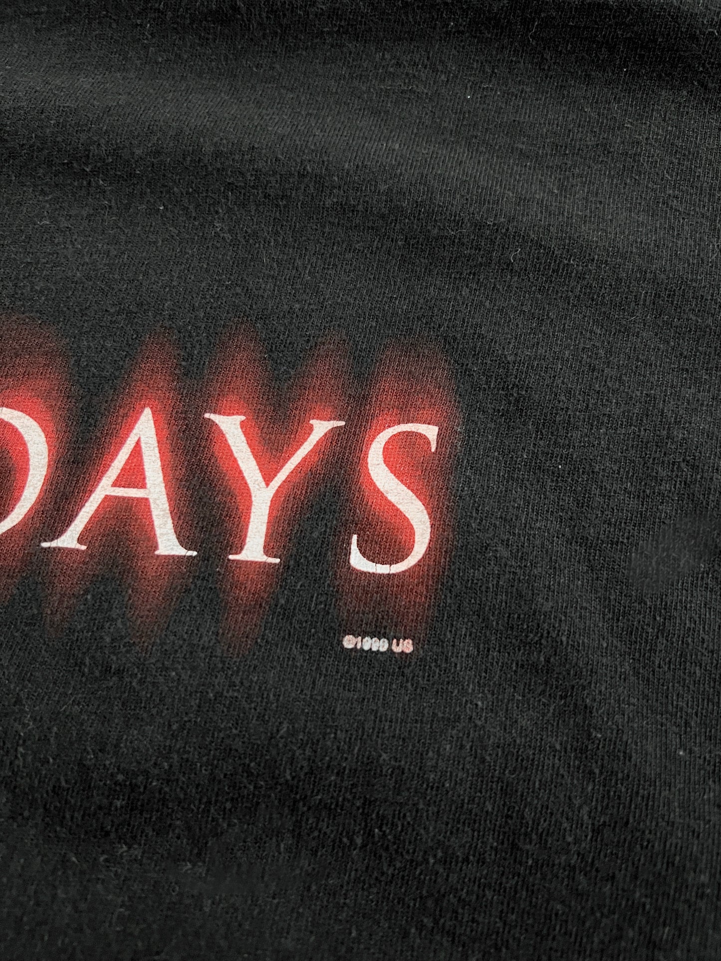 BLACK AUDEMARS PIGUET END OF DAYS TEE - 1999 - XL