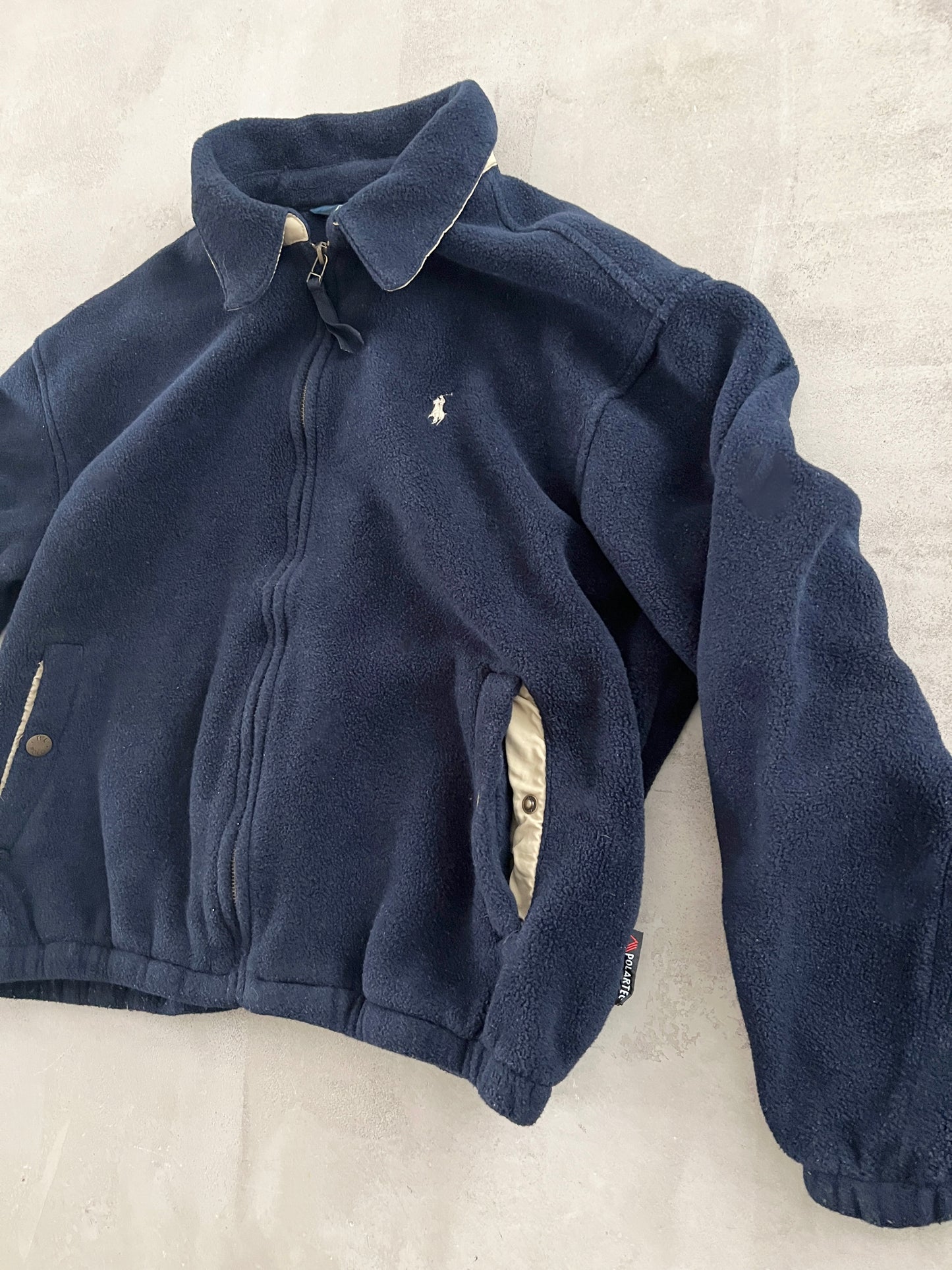 NAVY RALPH LAUREN FLEECE - 2000S - S