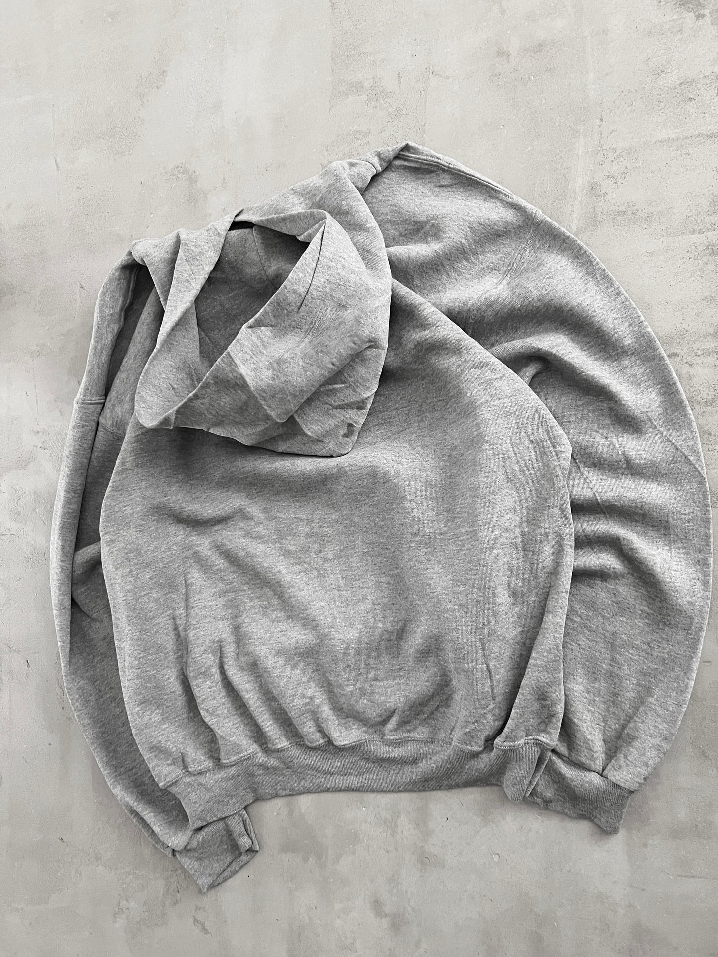 GREY RUSSELL ATHLETIC HOODIE - 1990S - XL