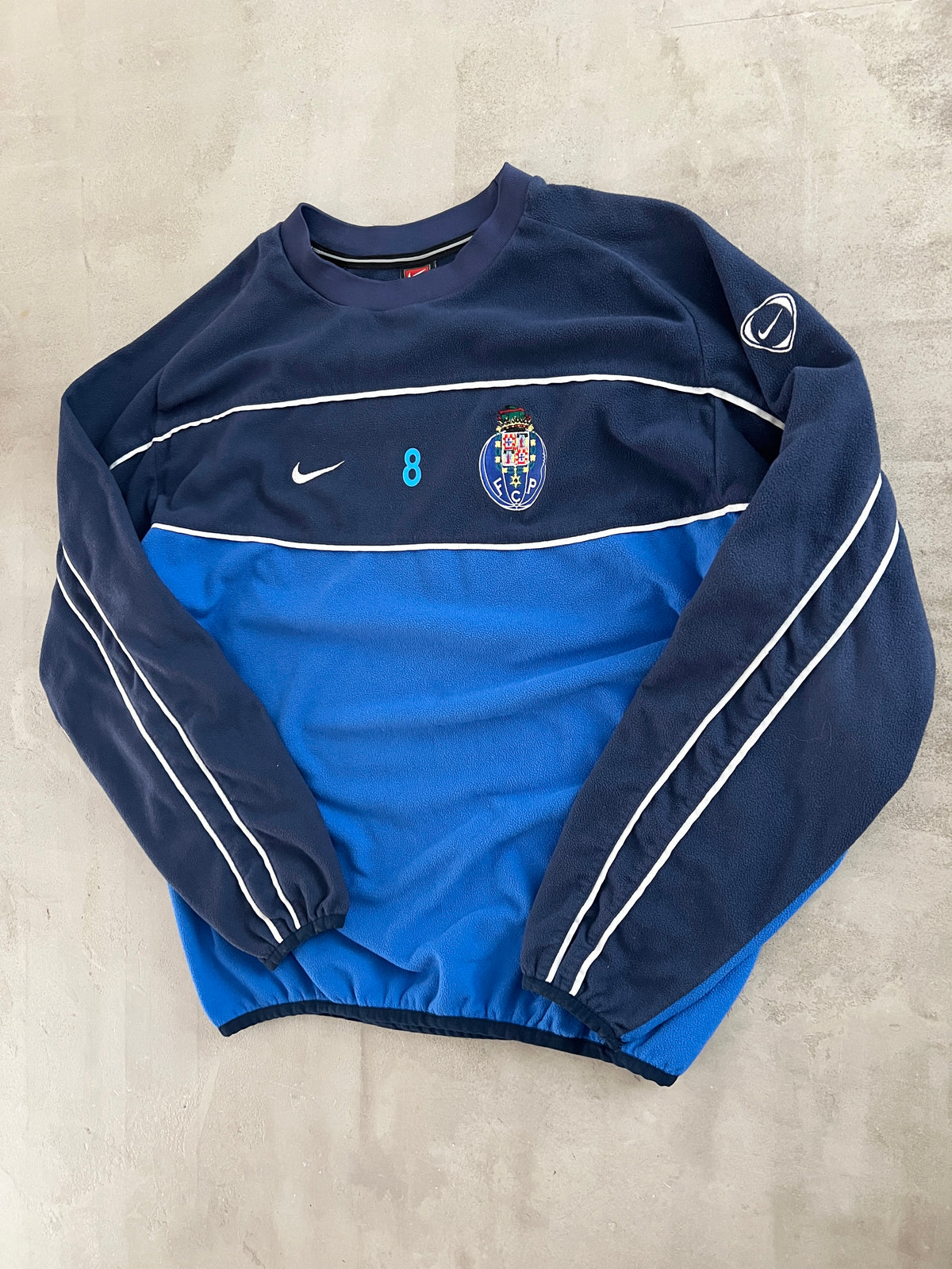 BLUE FC PORTO FLEECE SWEATER - 2000S - L
