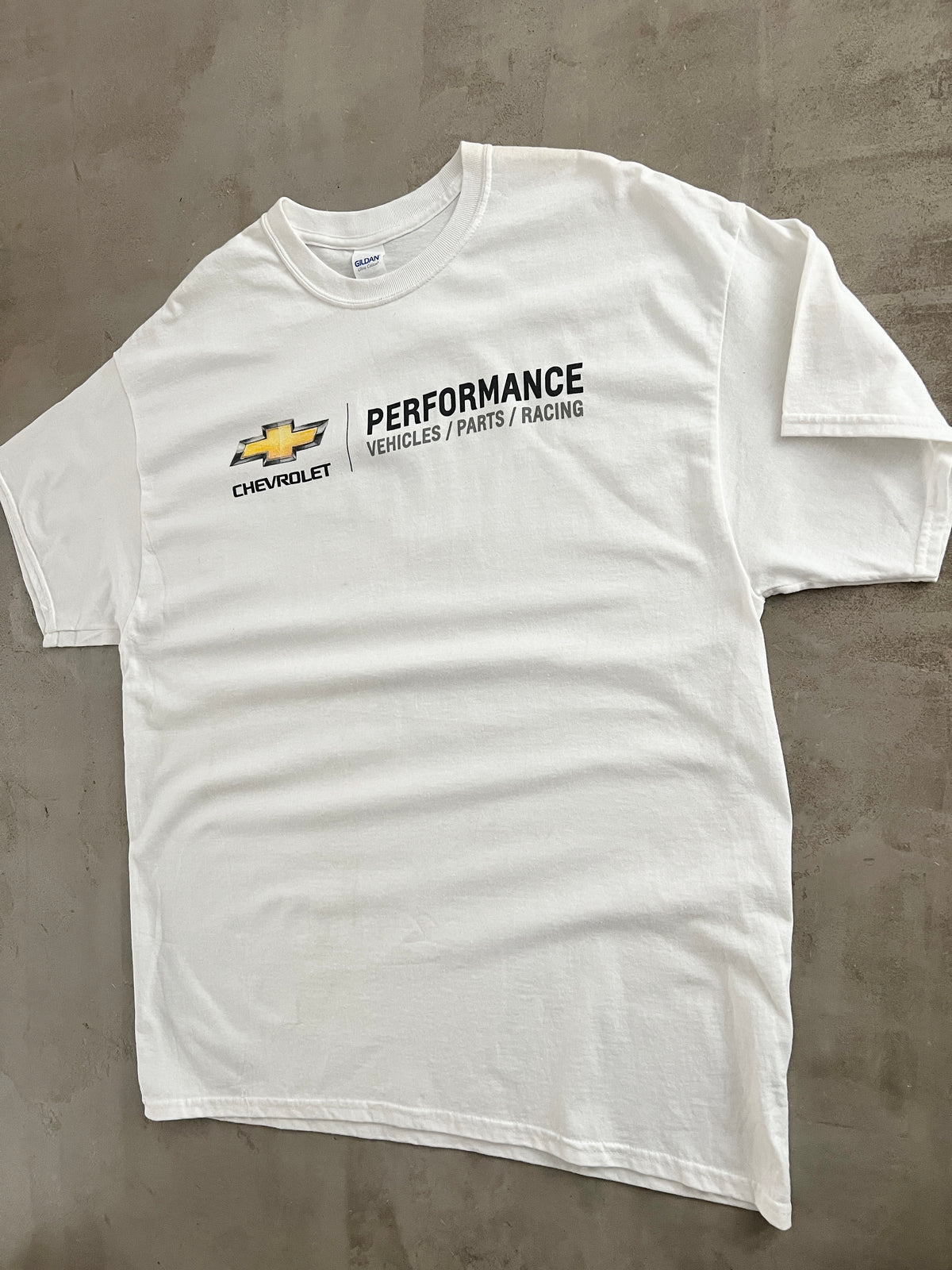 WHITE CHEVROLET TEE - 2000S - XXL