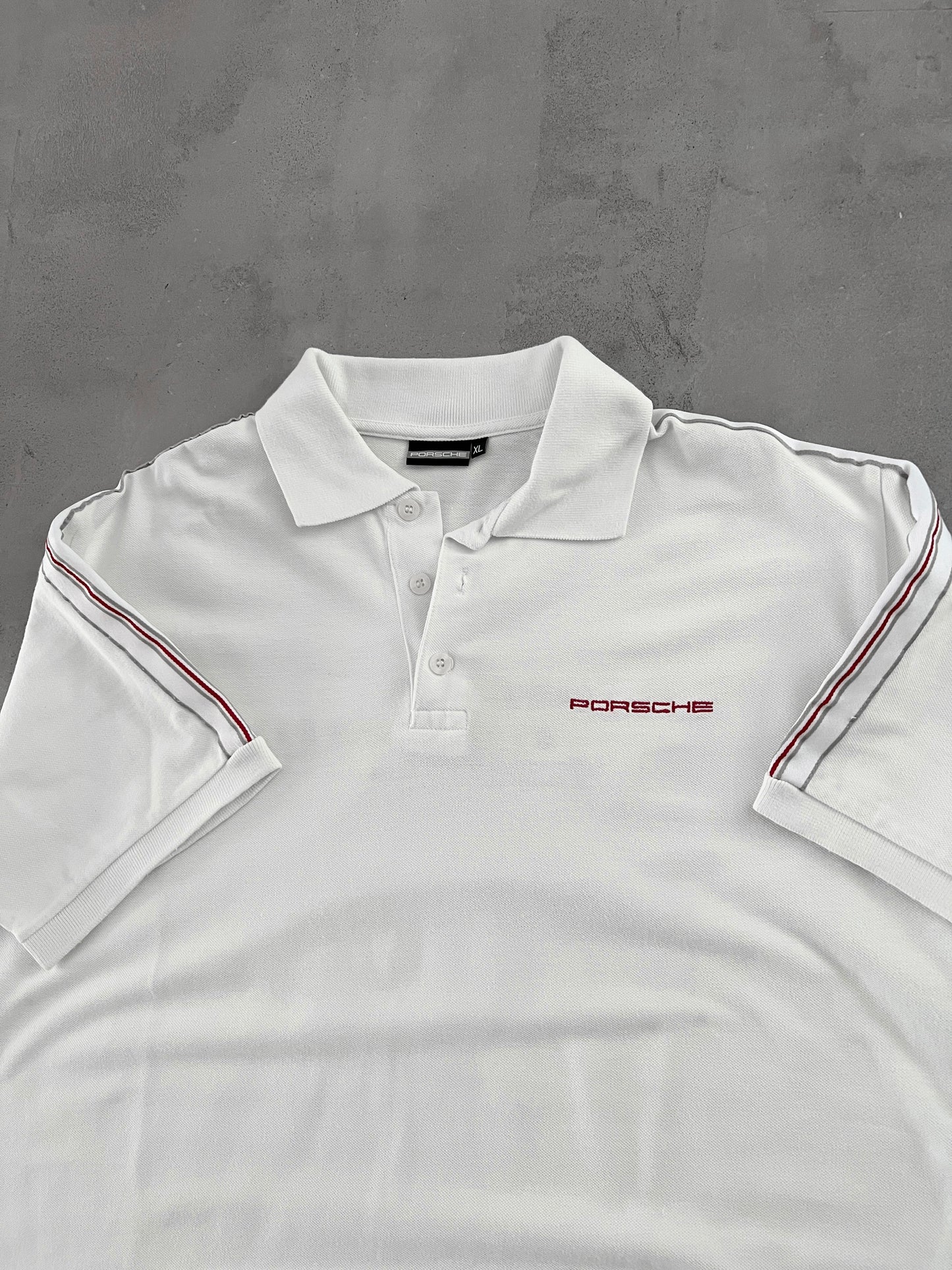 WHITE PORSCHE 911 POLO - 2004 - L/XL