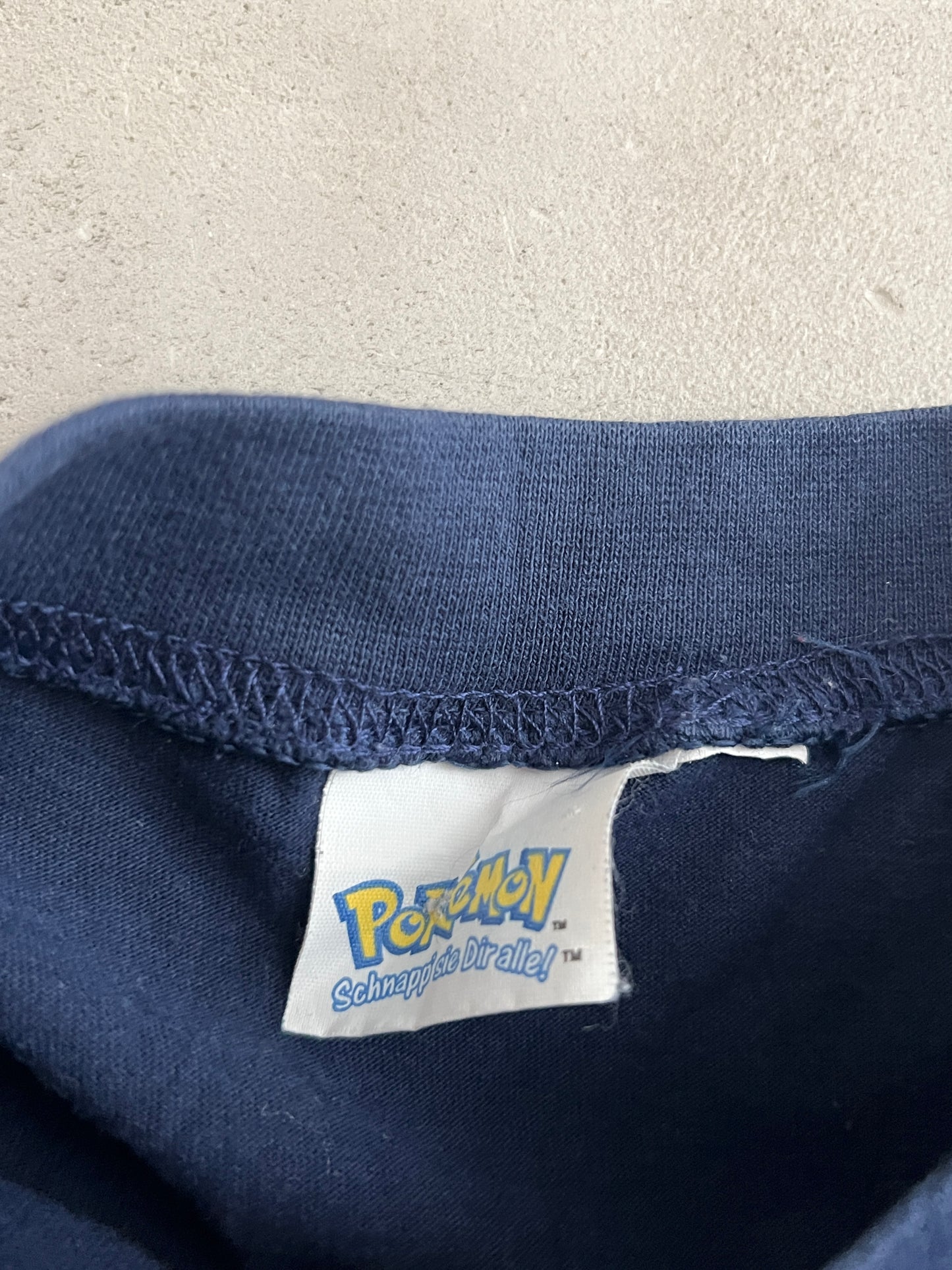 NAVY POKEMON NINTENDO TEE - 2000 - L
