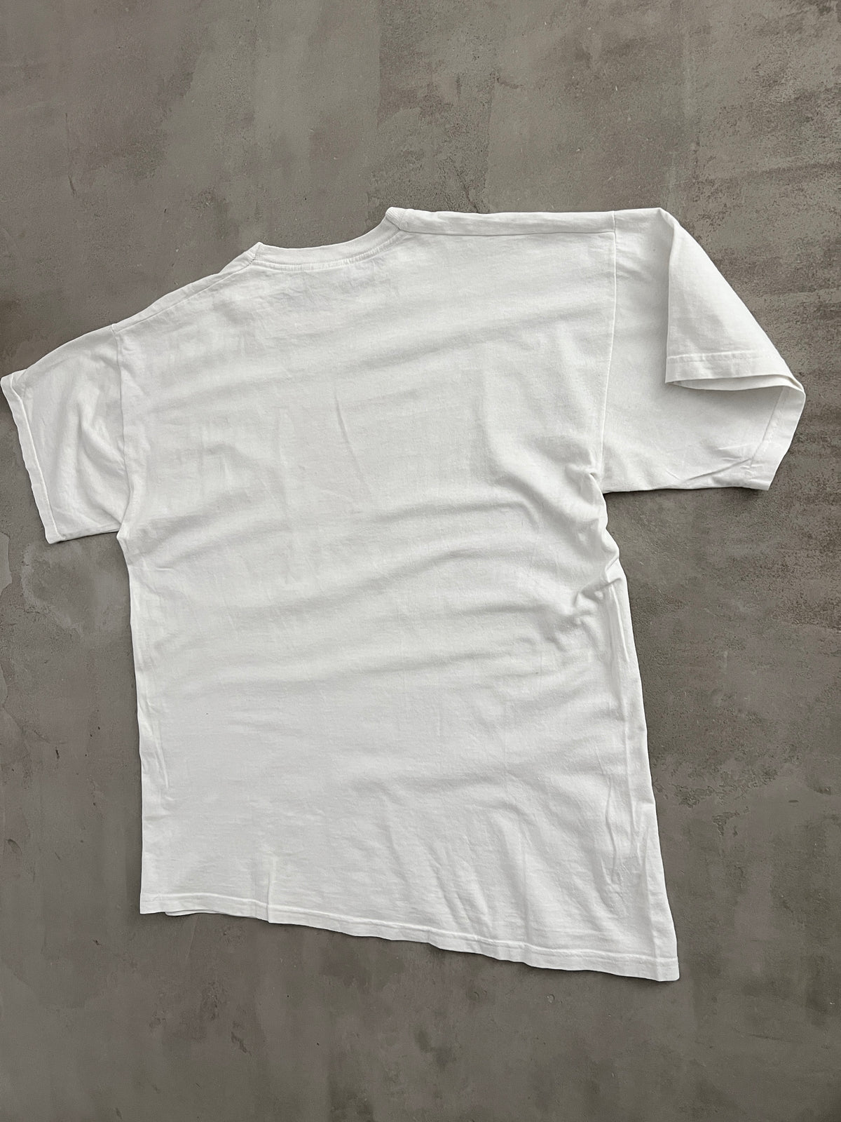 WHITE DUCATI BIKER TEE - 2000S - M