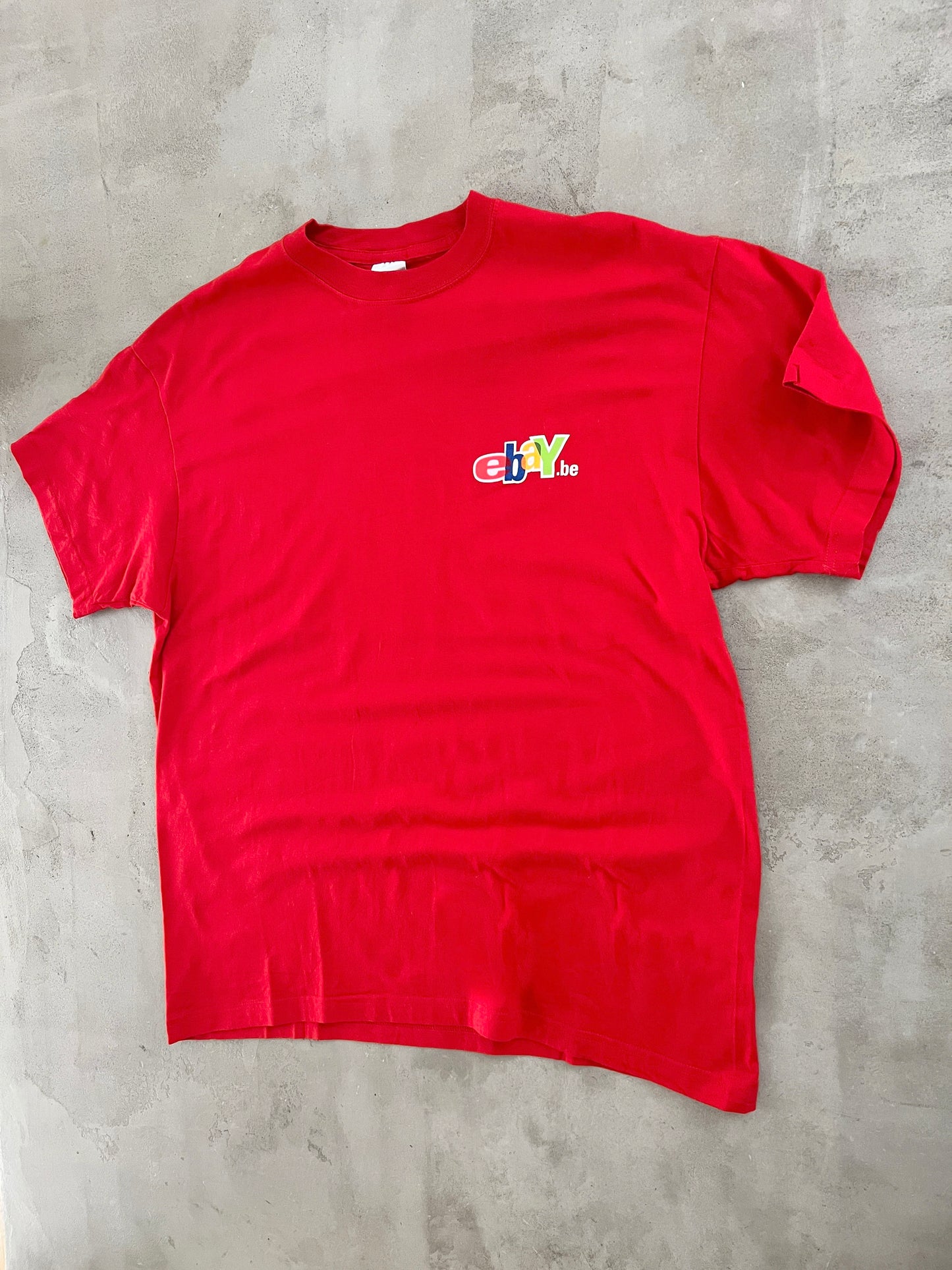 RED EBAY PROMO TEE - 2000S - L