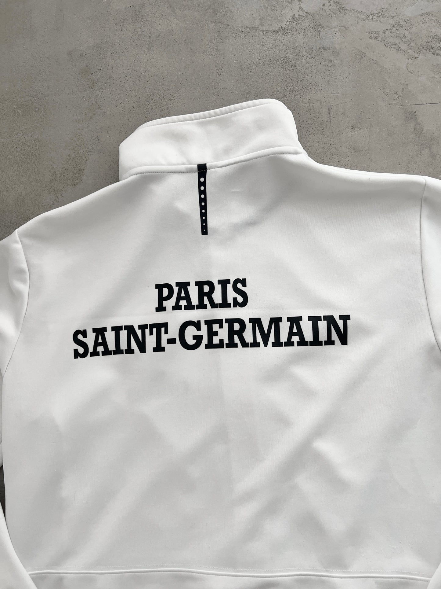 WHITE PSG NIKE TRACK JACKET - 2000S - M/L