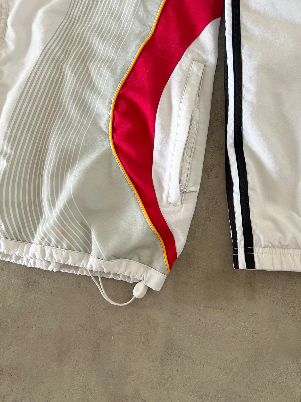 WHITE GERMANY TRACK JACKET - 2000S - XL