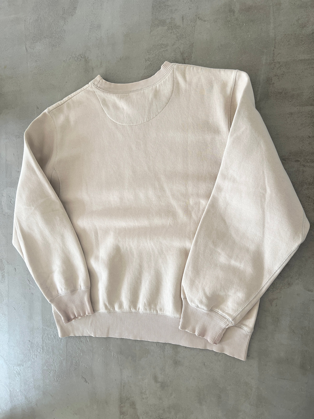 BEIGE NIKE SWEATER - 2000S - M