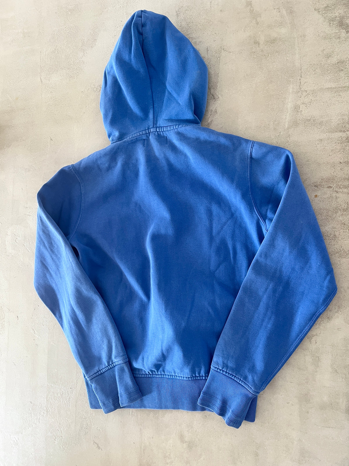 BLUE RALPH LAUREN ZIP HOODIE - 2000S - S