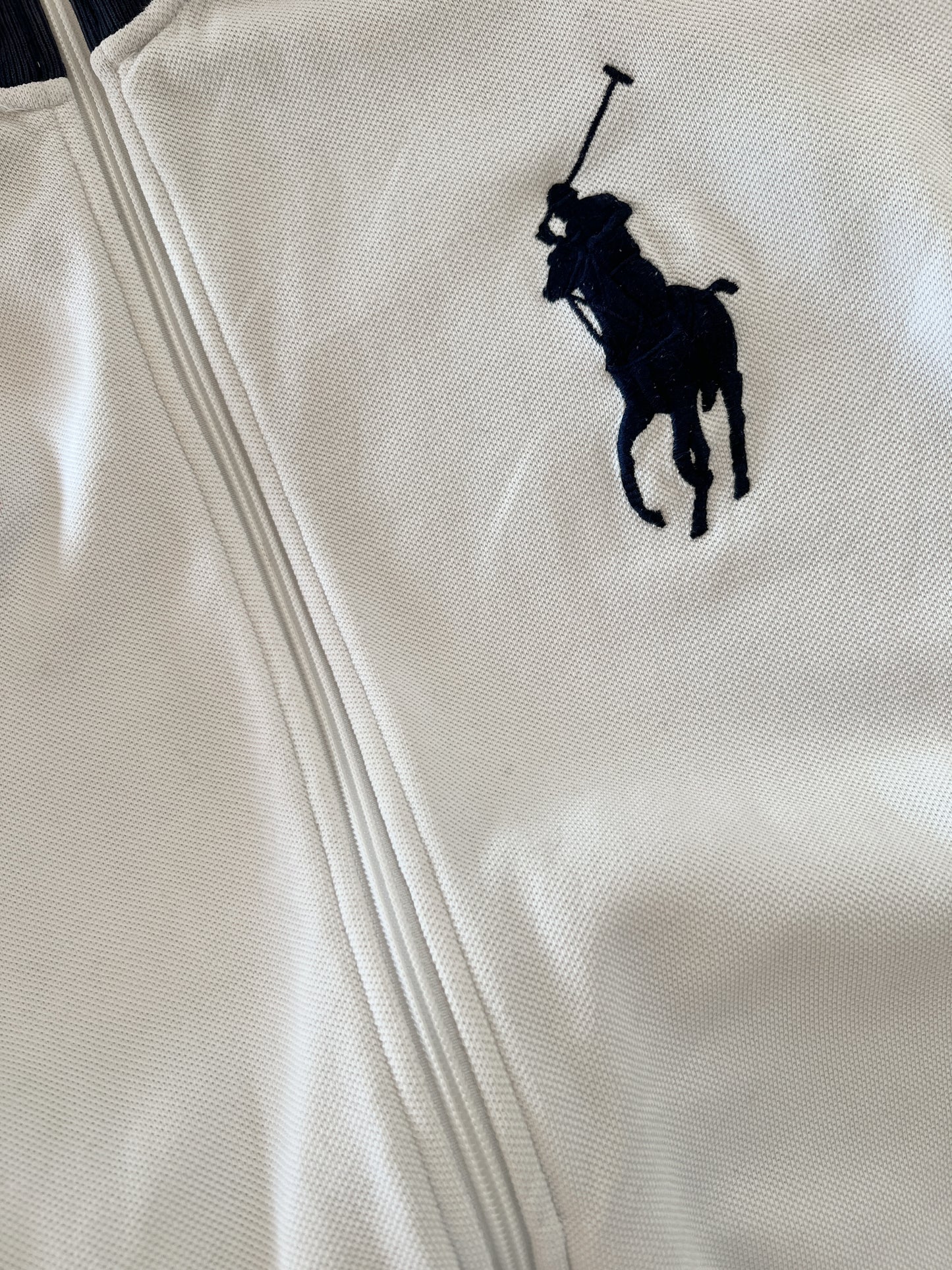 WHITE US OPEN RALPH LAUREN JACKET - 2000S - L