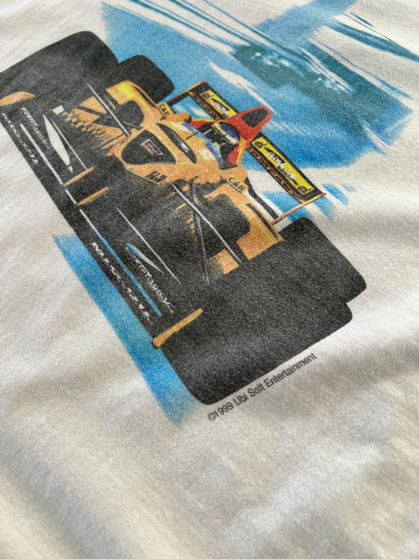 WHITE RACING SIMULATION 2 MONACO PROMO TEE - 1999 - L