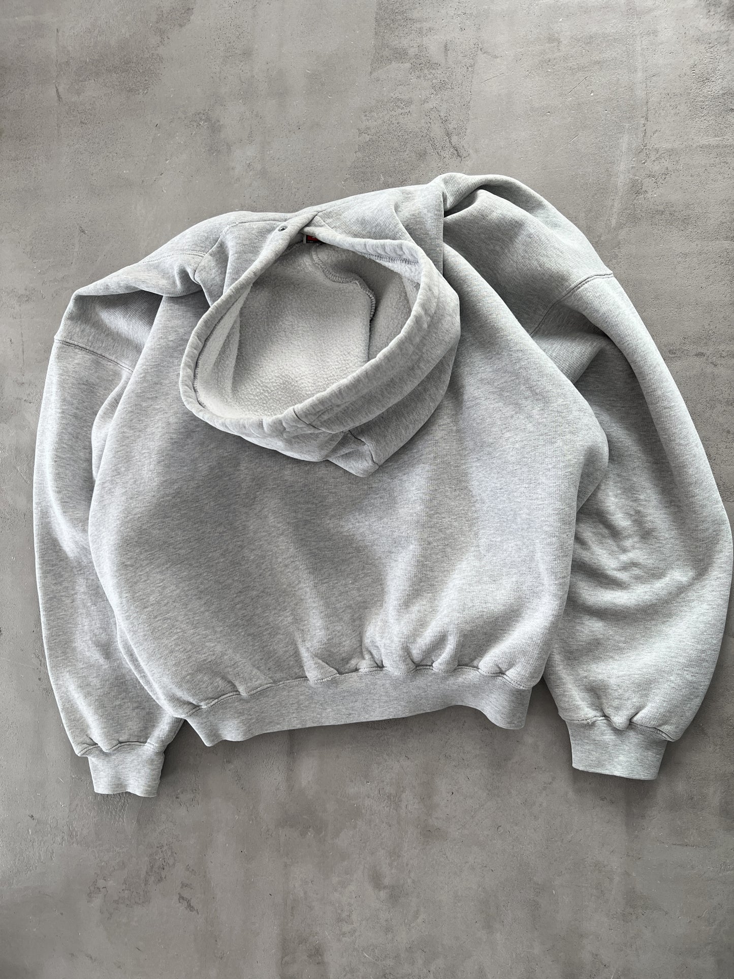 GREY NIKE UNC HOODIE - 1990S - M