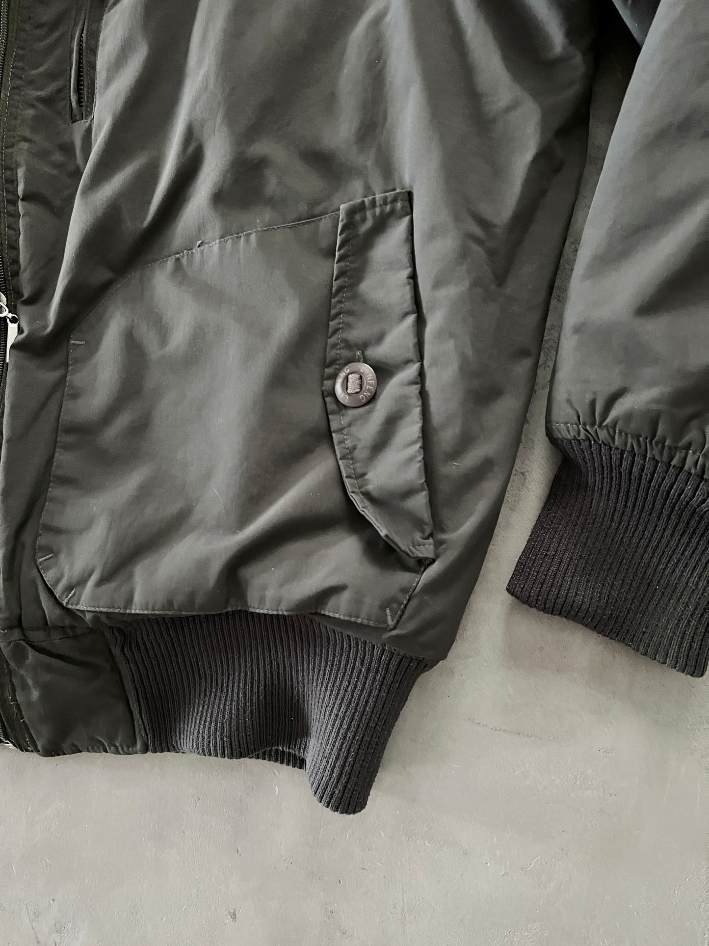 DARK KHAKI NIKE ACG FUR JACKET - 2000S - L/XL