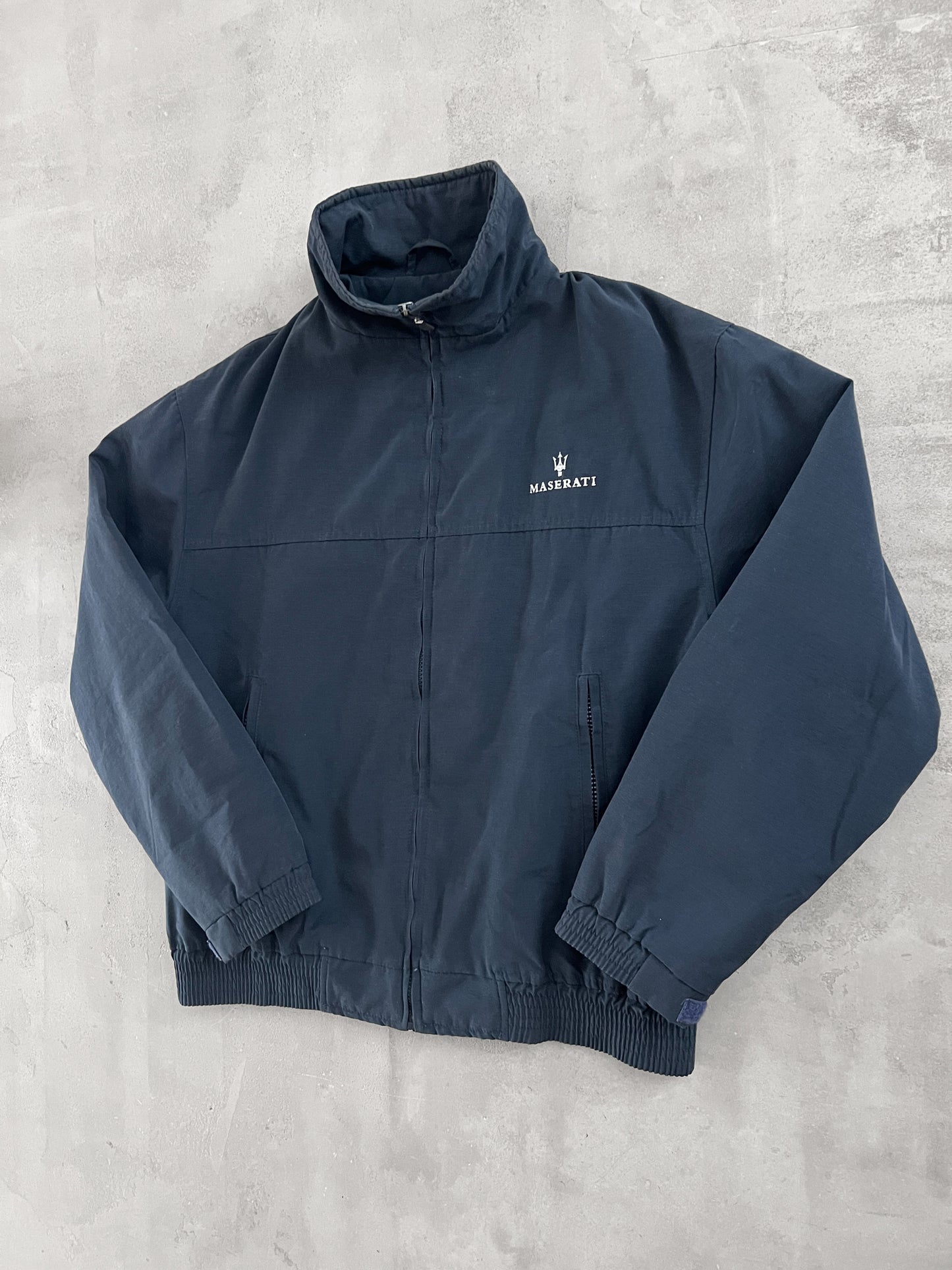 NAVY MASERATI JACKET - 2000S - S