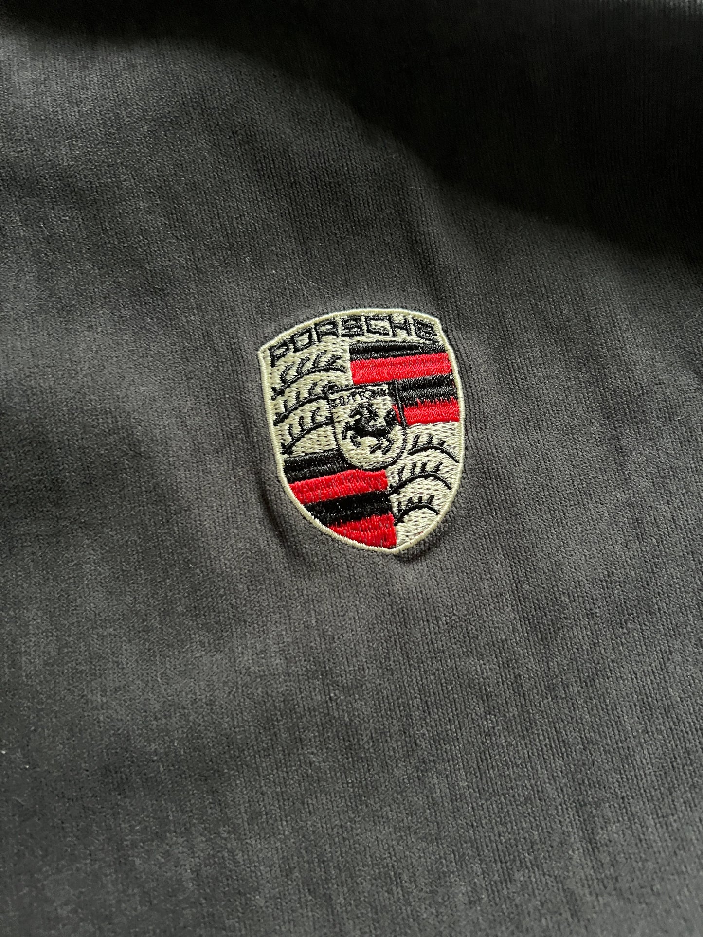 BLACK PORSCHE LONGSLEEVE - 1990S - XL/L