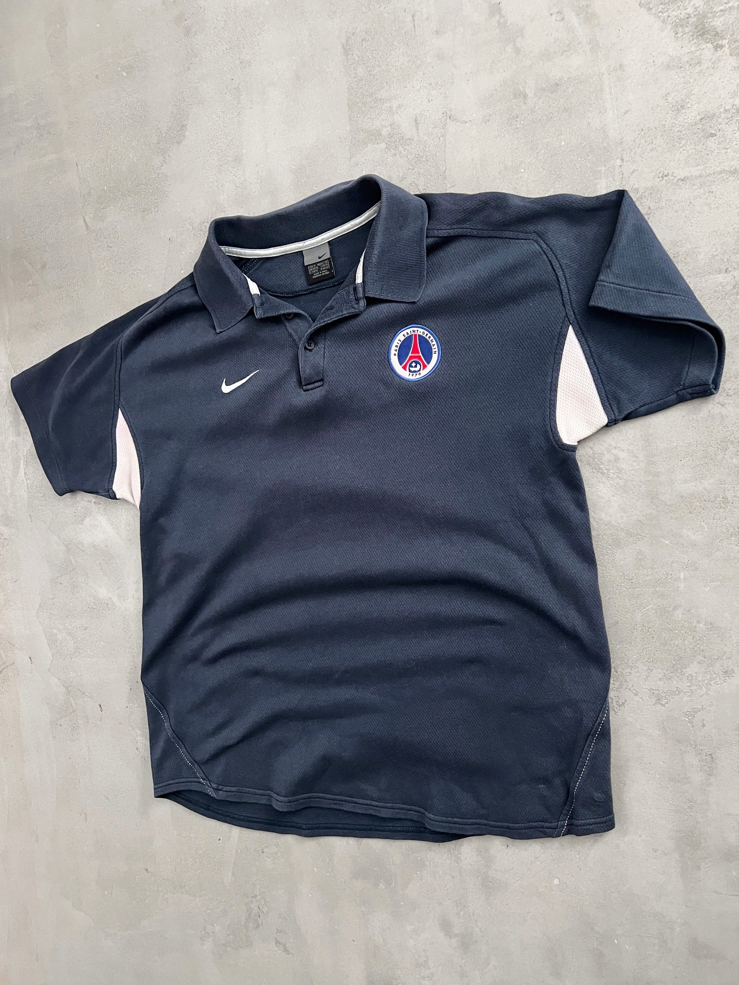 NAVY PSG NIKE POLO - 2000S - L