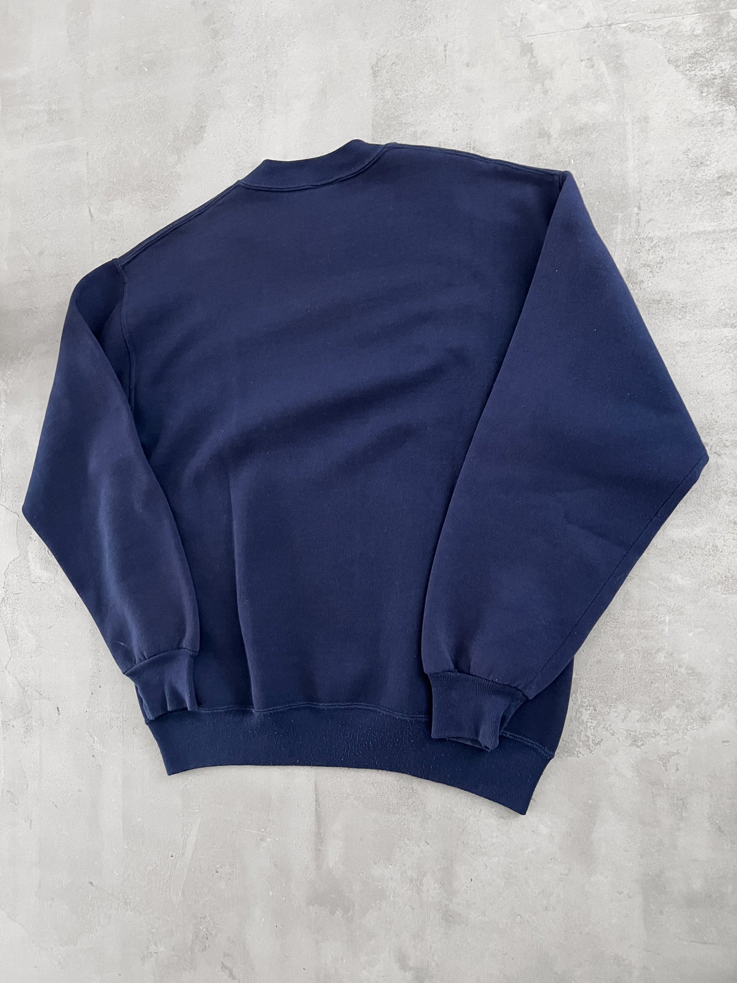 NAVY RUSSELL SWEATER - 1990S - L/M