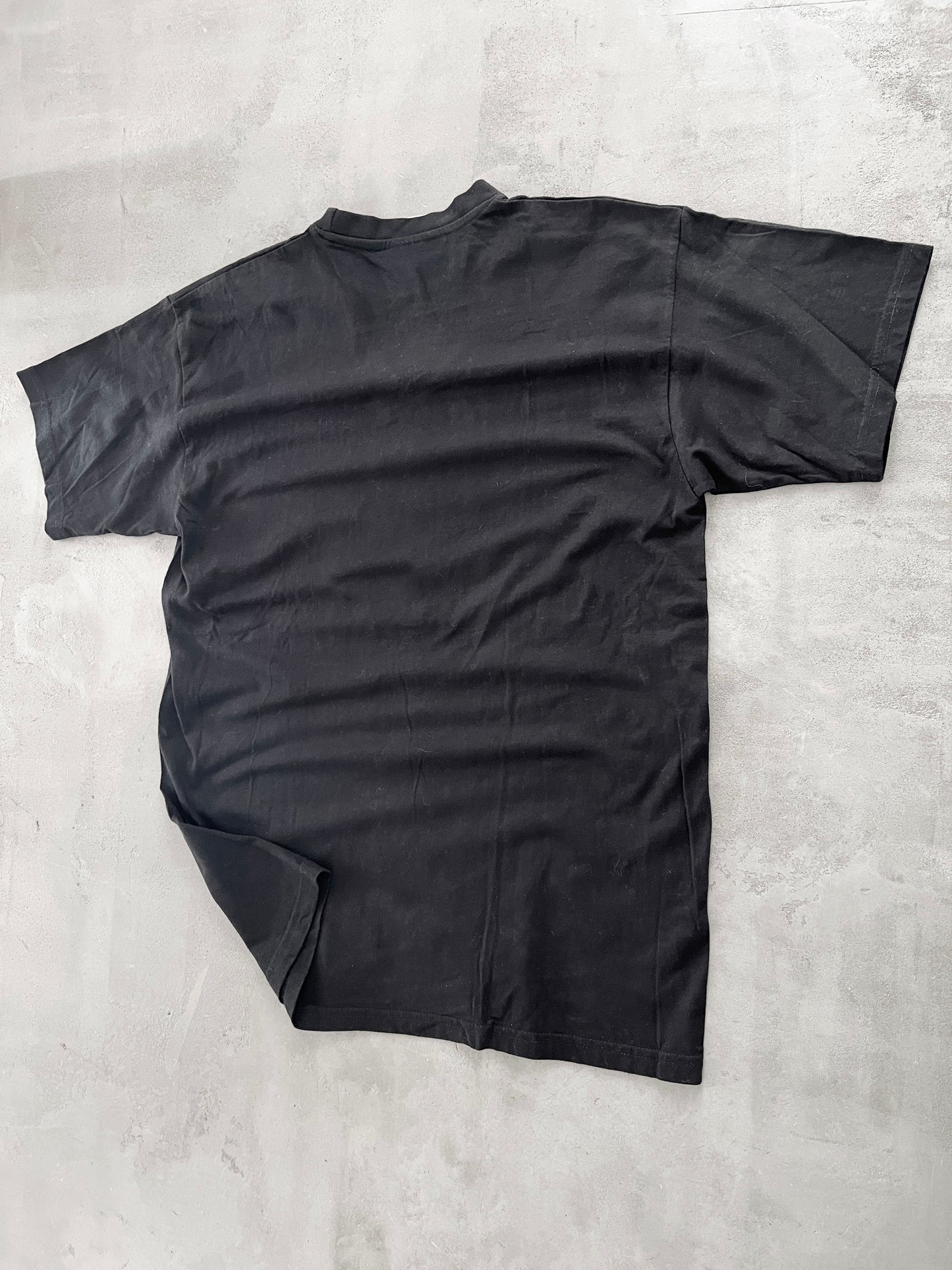 BLACK BMW PARODY TEE - 2000S - L