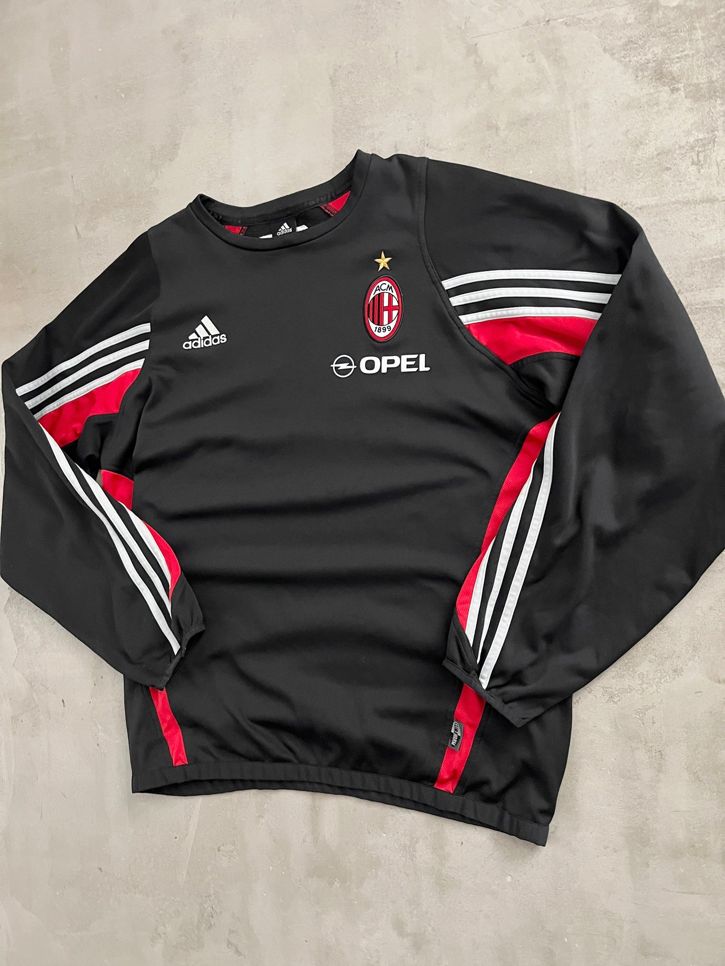 BLACK AC MILAN SWEATER - 2000S - XL