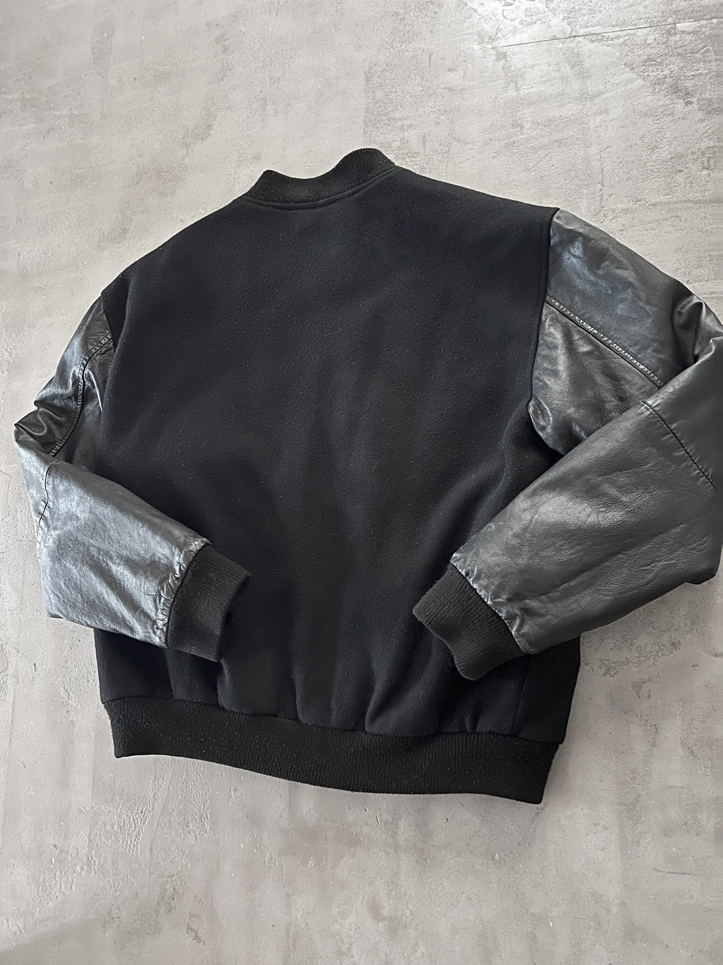 BLACK BMW JACKET - 1990S - L