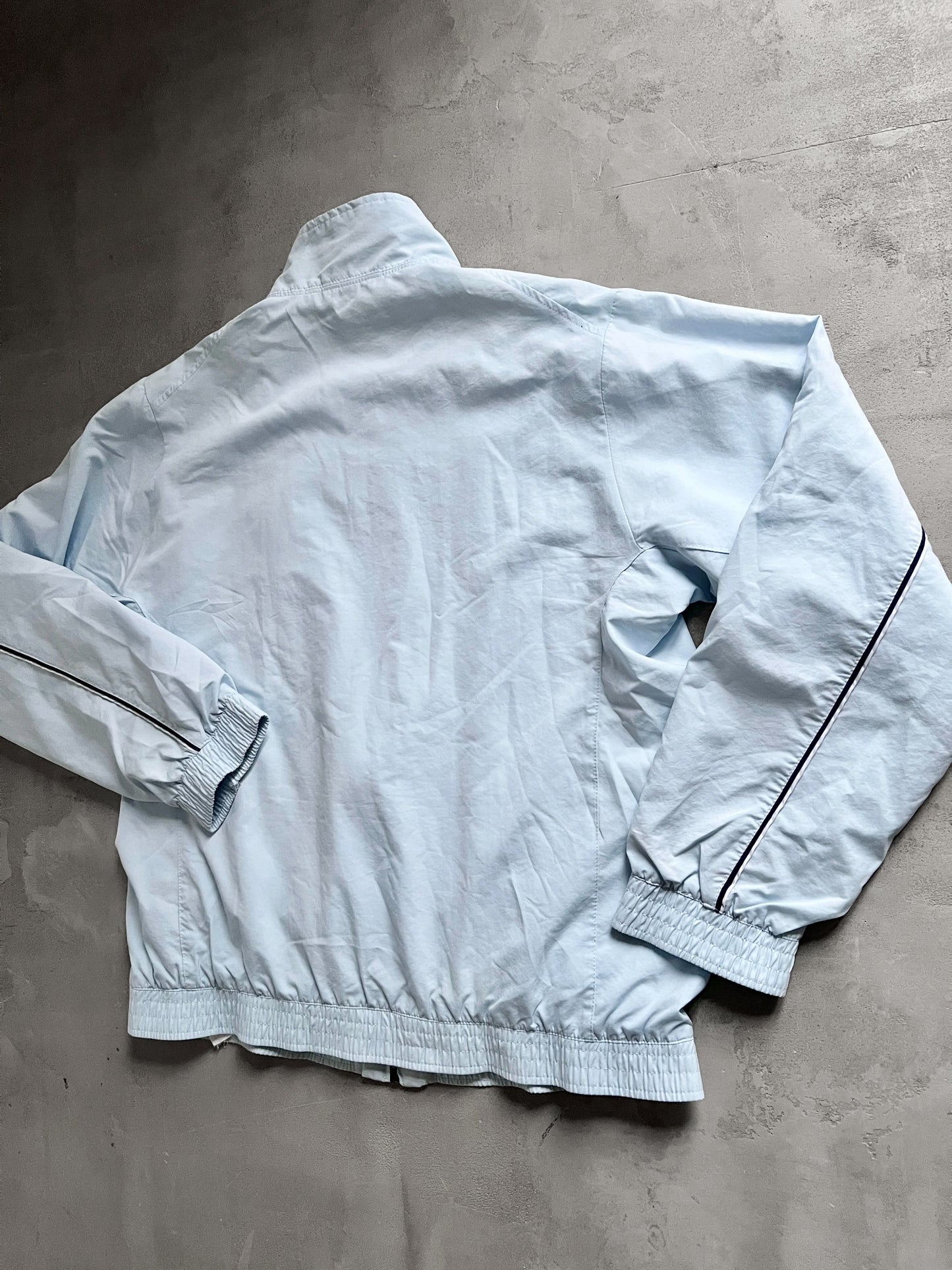 BABY BLUE NIKE TRACK JACKET - 2000S - XL