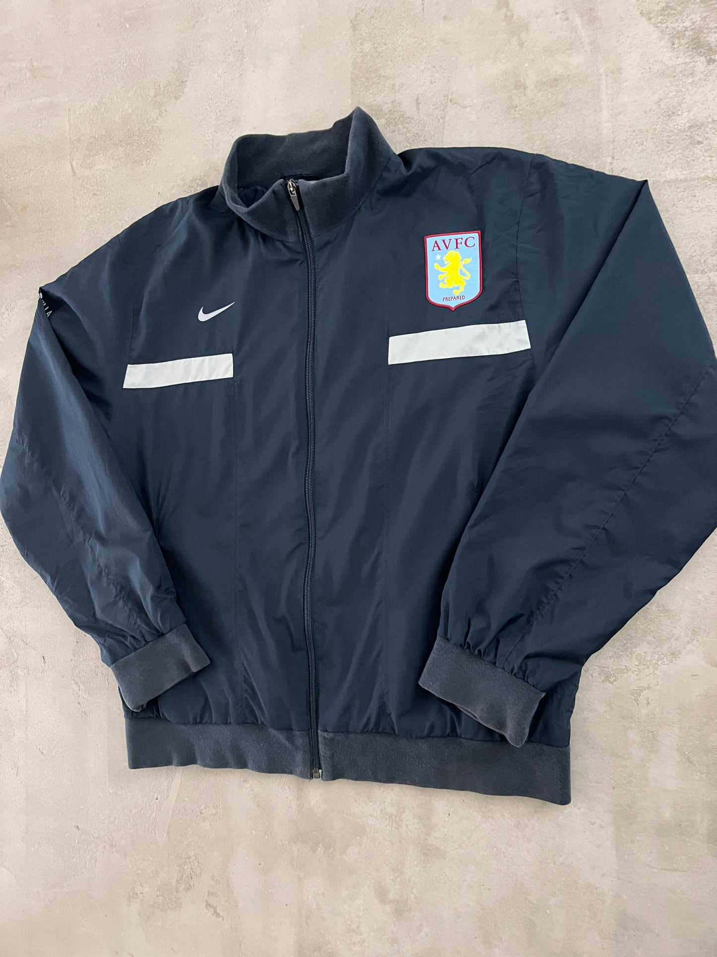 NAVY ASTON VILLA NIKE JACKET - 2000S - L