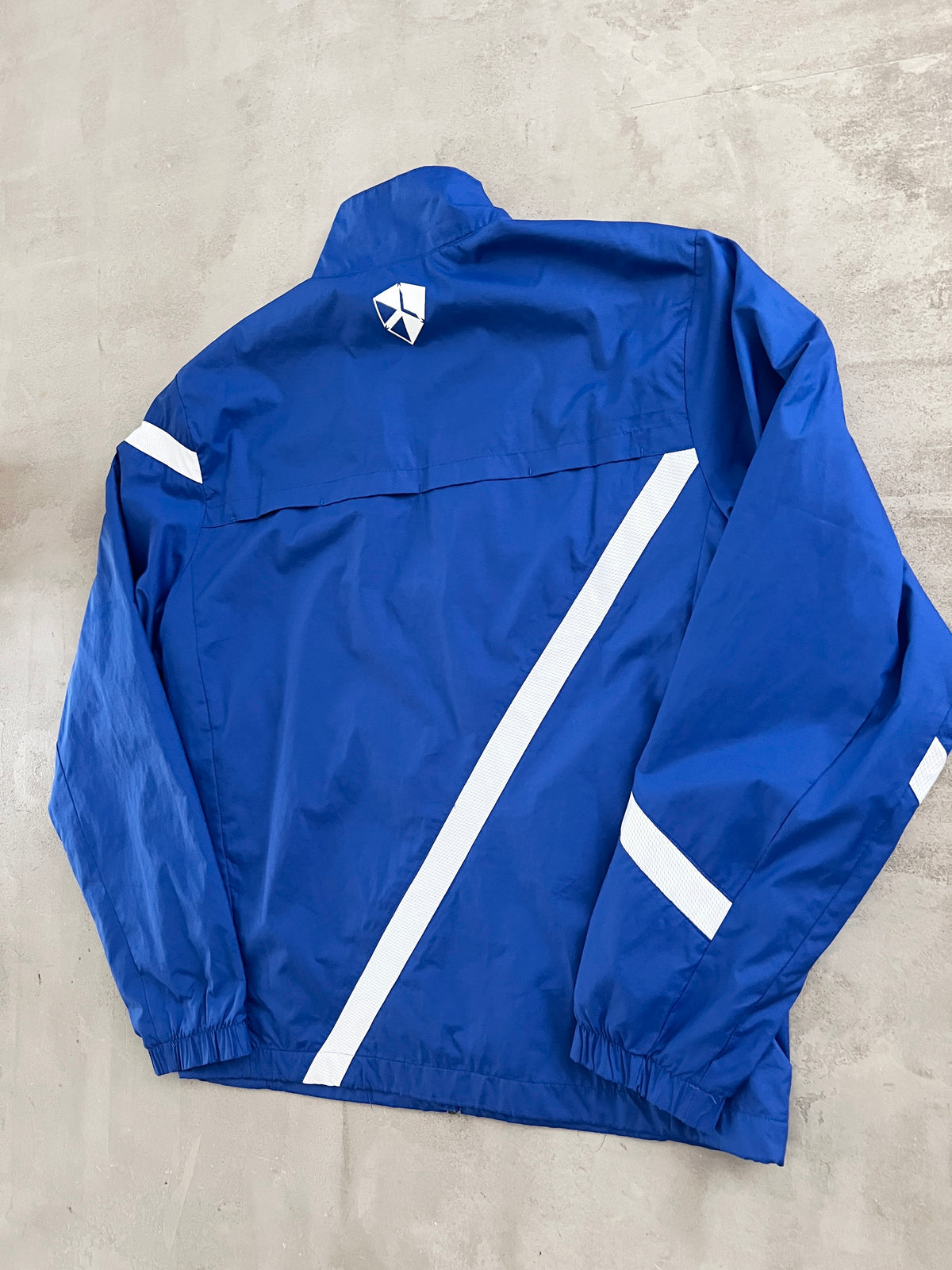 BLUE MANCHESTER UNITED NIKE JACKET - 2000S - M